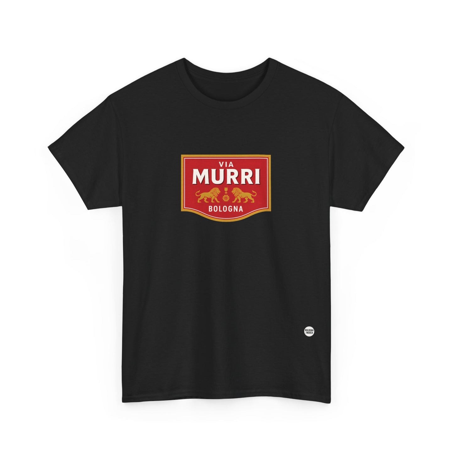 Via Murri - Bologna - Unisex Heavy Cotton Tee - Casual Comfort for Everyday Wear