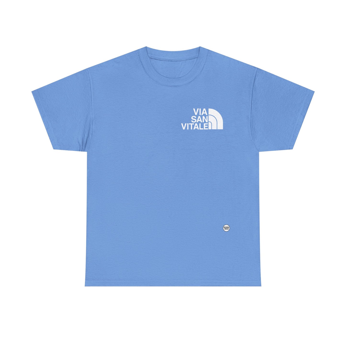 Via San Vitale Unisex Heavy Cotton Tee - Casual Comfort for Everyday Wear