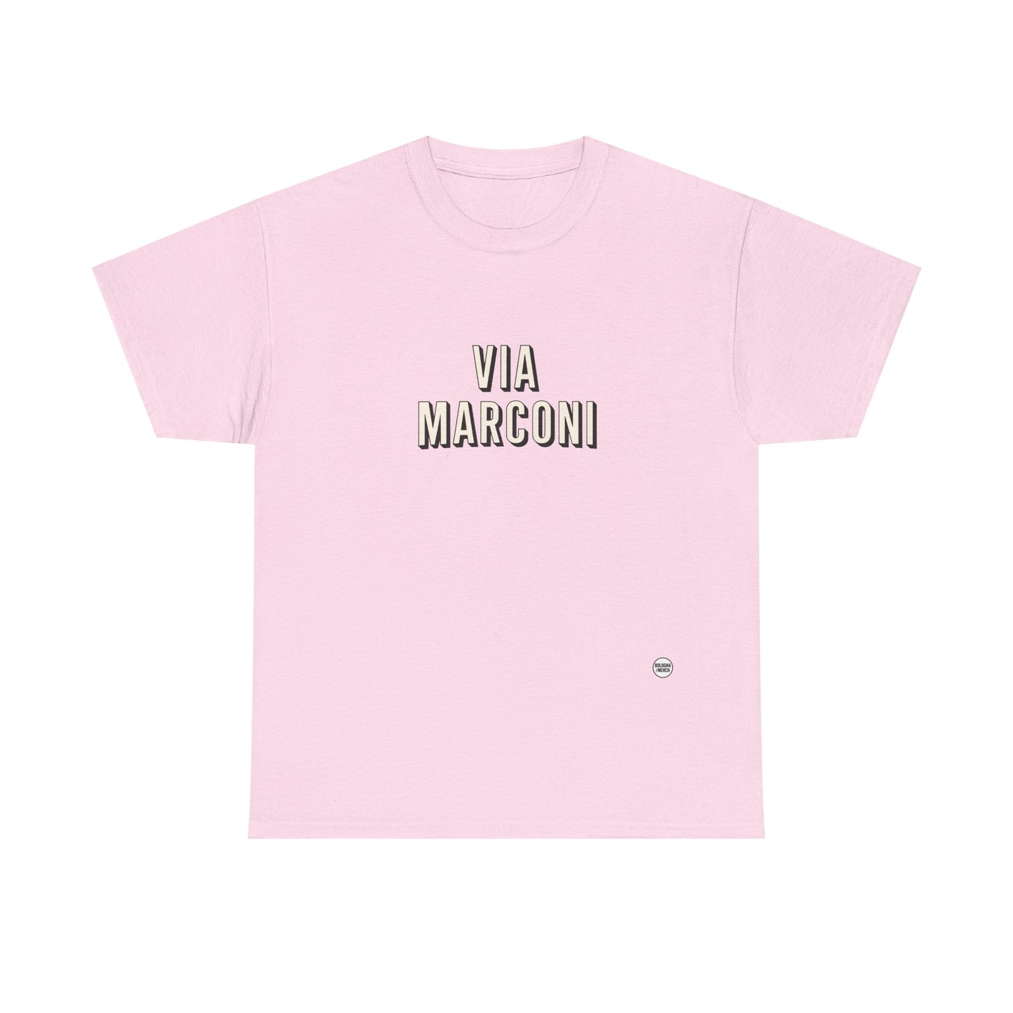 Via Marconi Unisex Heavy Cotton Tee - Casual and Stylish Wear for Poetry Lovers