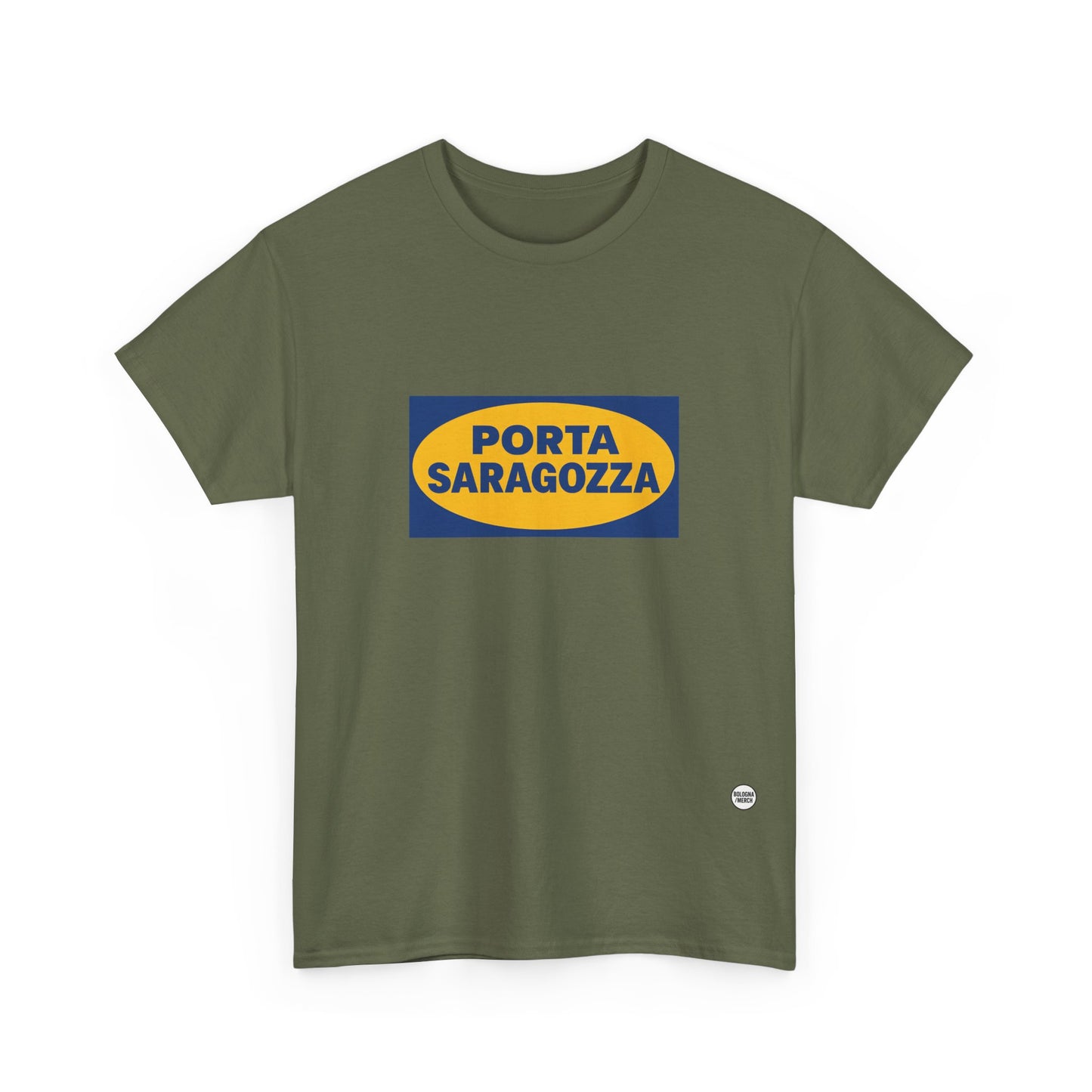 Porta Saragozza Unisex Heavy Cotton Tee - Casual Comfort for Everyday Wear