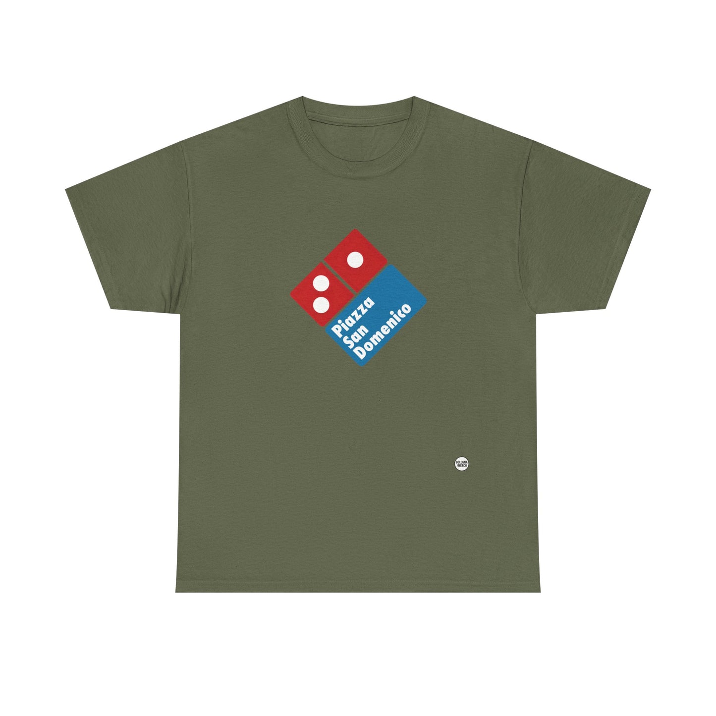 Piazza San Domenico - Bologna - Unisex Heavy Cotton Tee - Casual Comfort for Everyday Wear