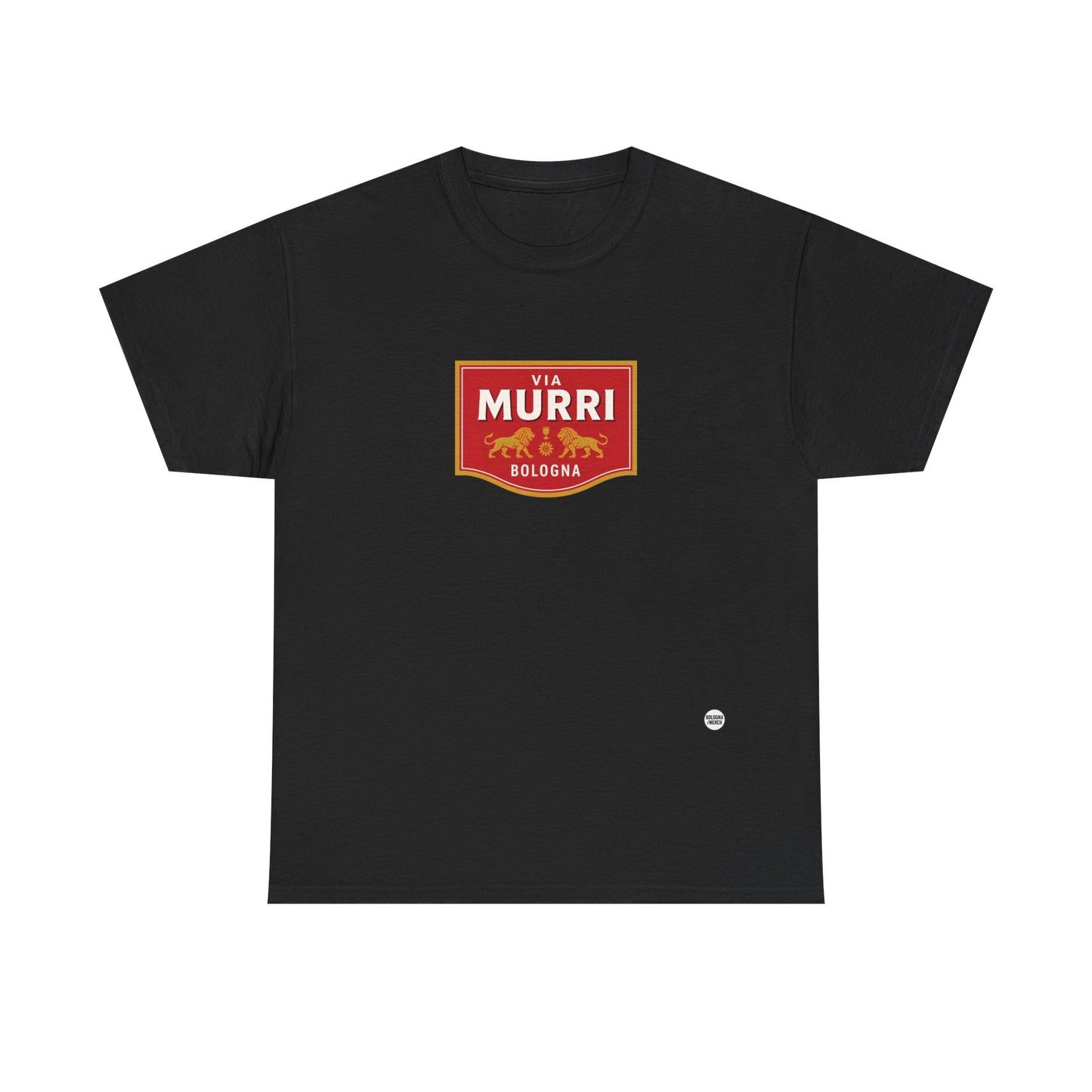 Via Murri - Bologna - Unisex Heavy Cotton Tee - Casual Comfort for Everyday Wear