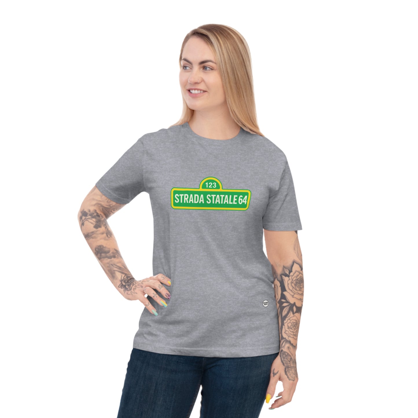 Maglietta Unisex Strada Statale 64 – Cotone Bio, Stile Casual e Comfort Quotidiano