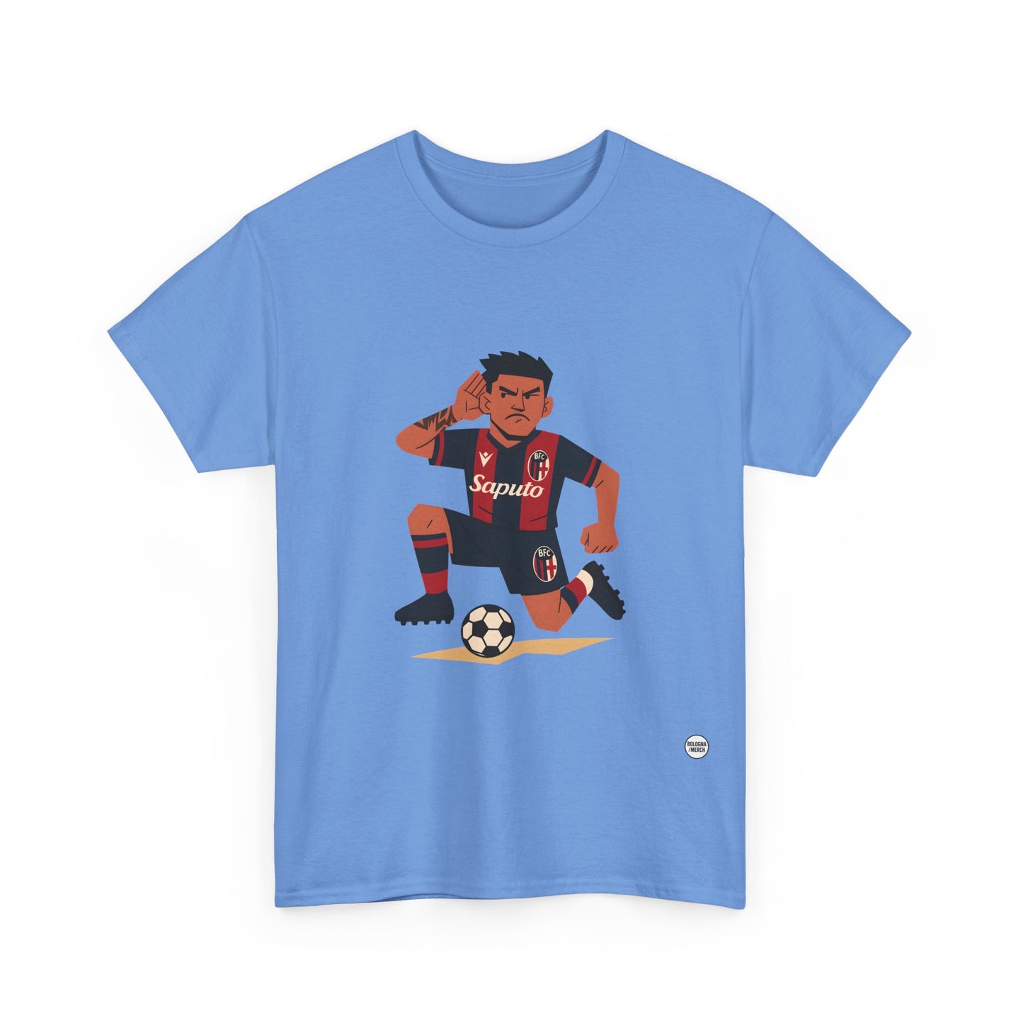 Santi Castro Maglietta Unisex in Cotone Pesante - Abbigliamento Casual e Stiloso per i Tifosi del Bologna FC