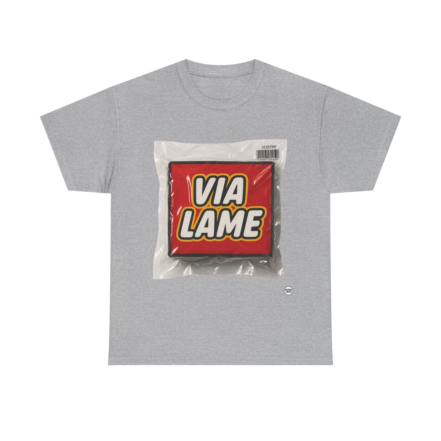T-shirt Unisex in Cotone Pesante “VIA LAME”