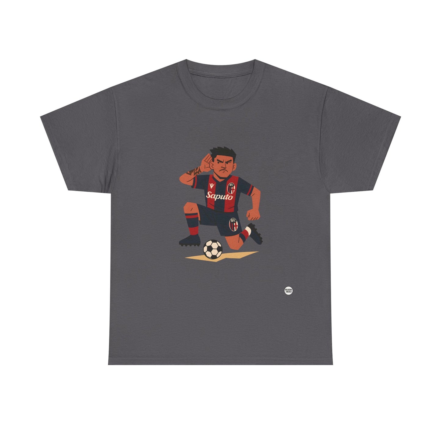Santi Castro Maglietta Unisex in Cotone Pesante - Abbigliamento Casual e Stiloso per i Tifosi del Bologna FC