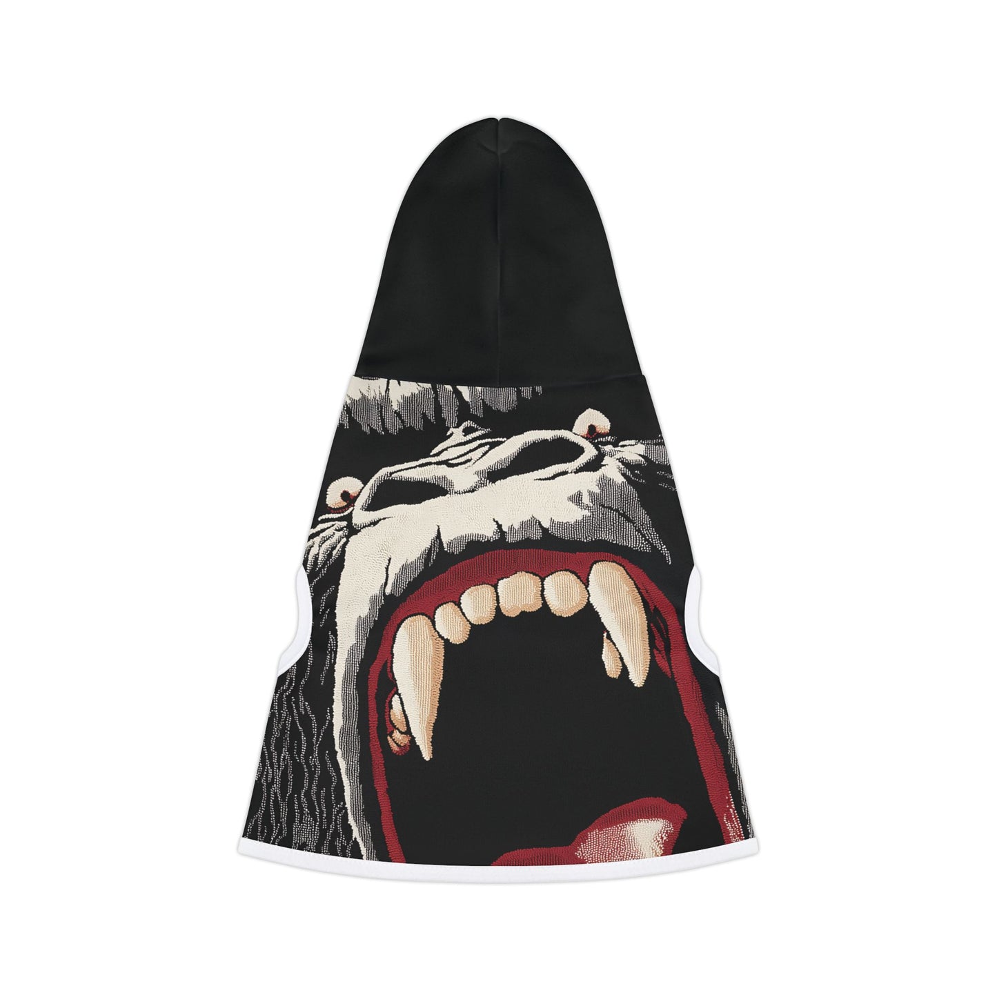 Fierce Pet Hoodie with Animal Print, Cozy Dog Outfit, Cute Cat Apparel, Halloween Pet Costume, Stylish Pet Clothing