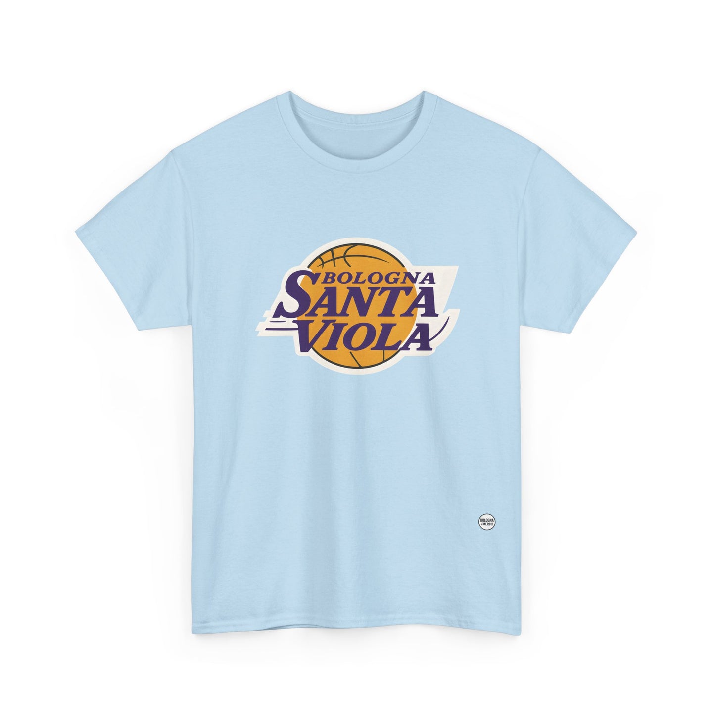 T-shirt Unisex Cotone Pesante "Santa Viola" Bologna – Maglietta Casual Comoda per Tutti i Giorni