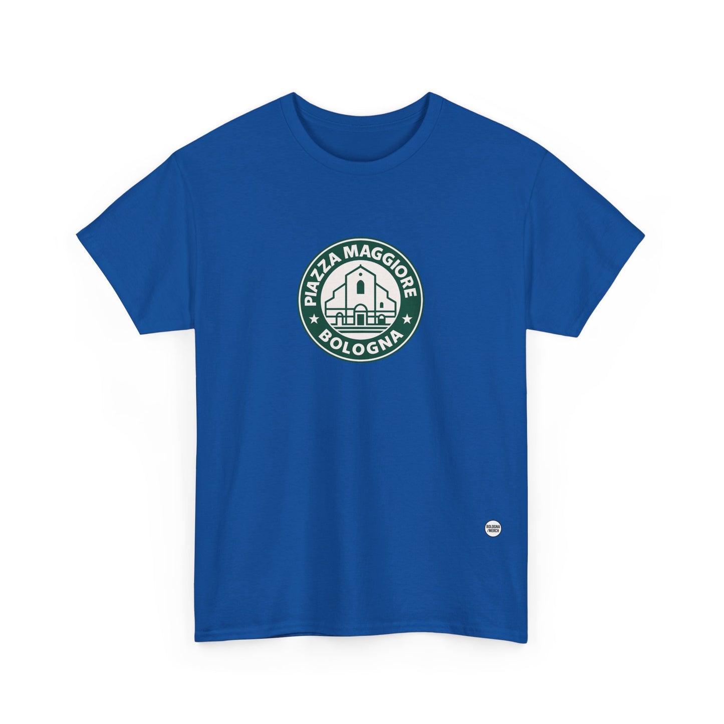 T-shirt Street Style “Piazza Maggiore Bologna” – Cotone Pesante, Look Urban e Comfort Quotidiano