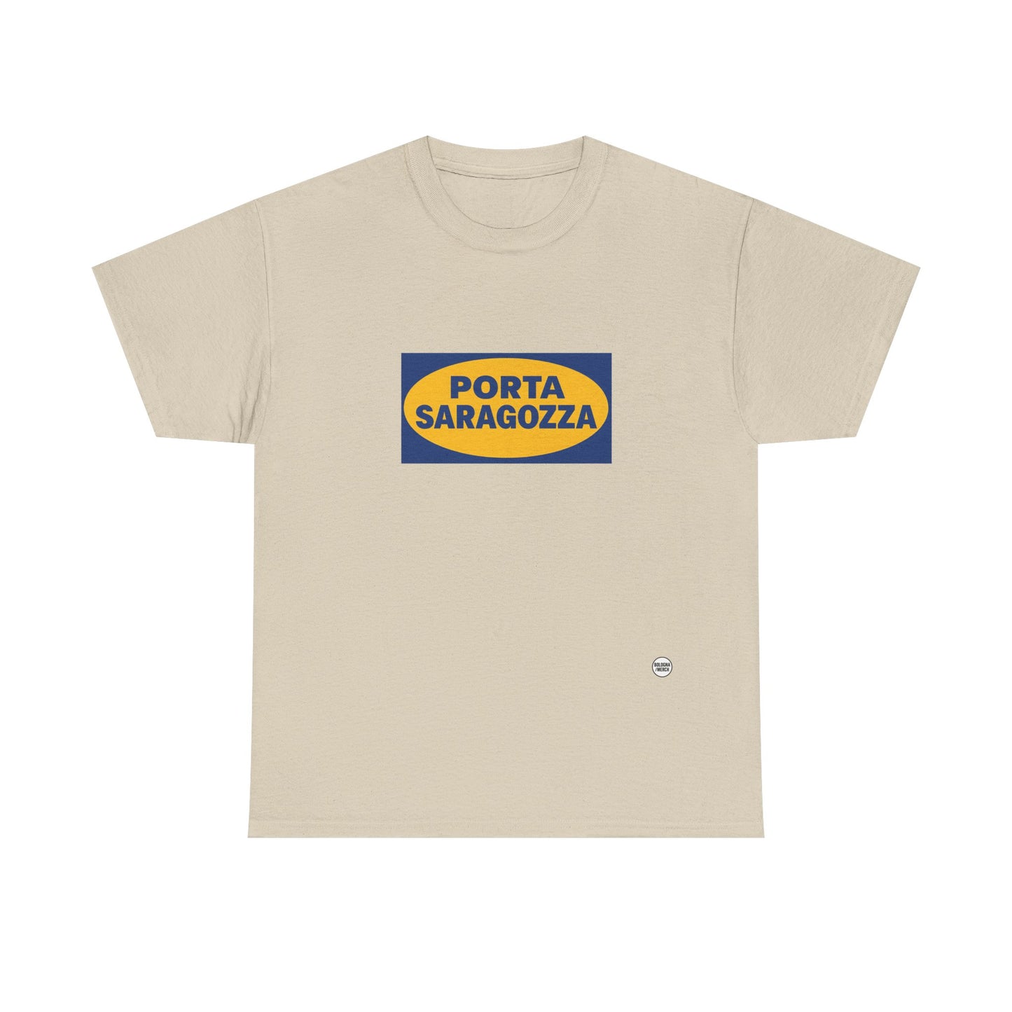 Porta Saragozza Unisex Heavy Cotton Tee - Casual Comfort for Everyday Wear
