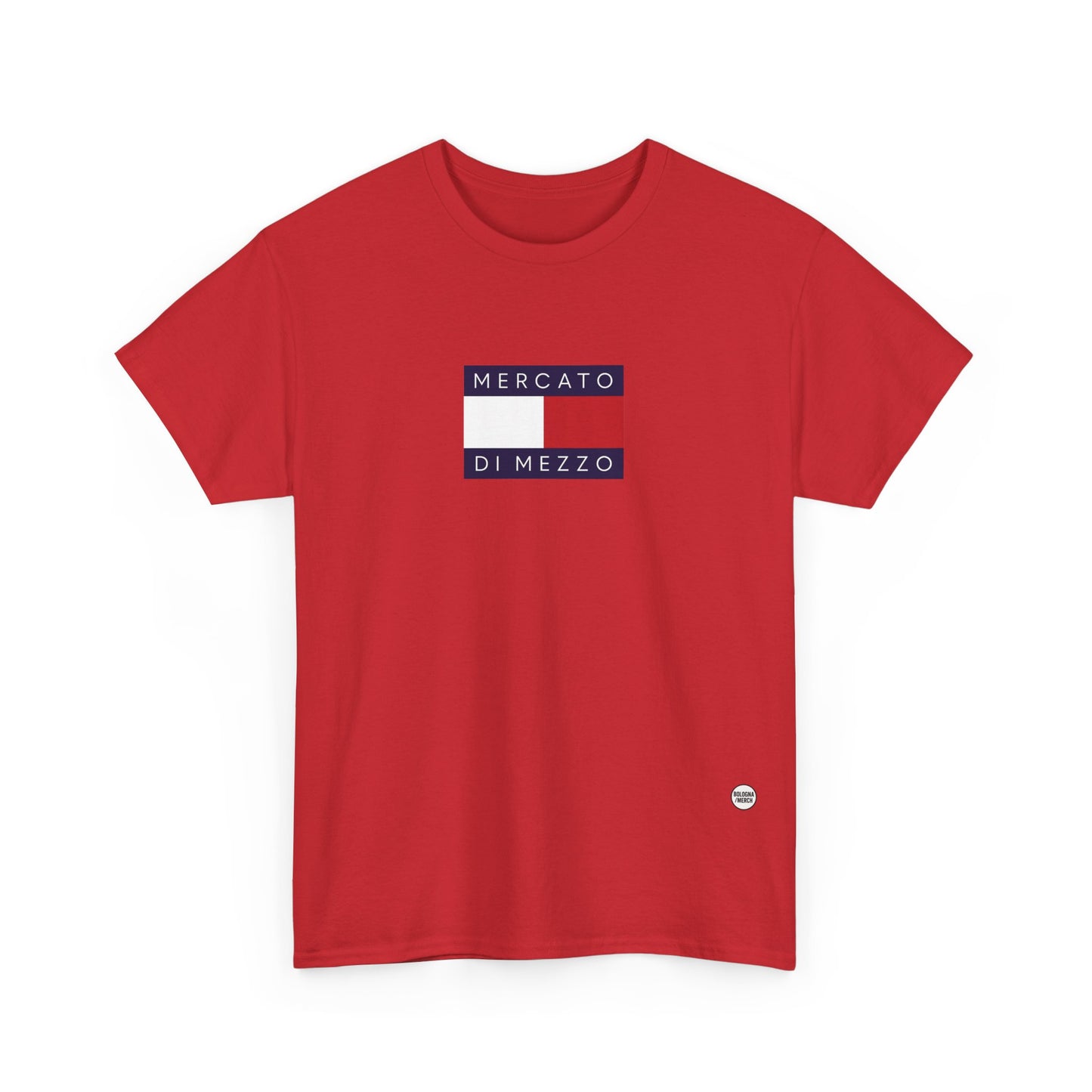 Mercato di Mezzo - Bologna - Unisex Heavy Cotton Tee - Casual Comfort for Everyday Wear