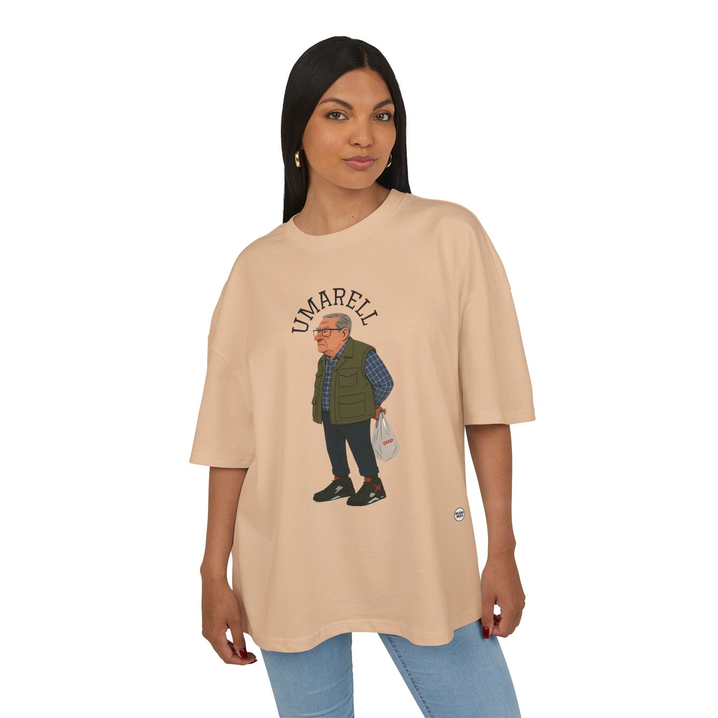 Maglietta Boxy “Umarell” – Unisex, Ultra Heavy Cotton