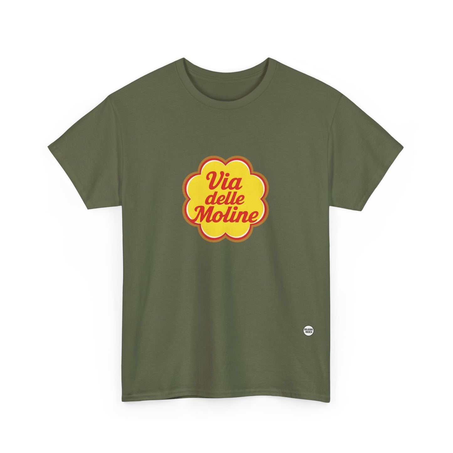 Via delle Moline Unisex Heavy Cotton Tee - Casual and Stylish Wear for Poetry Lovers