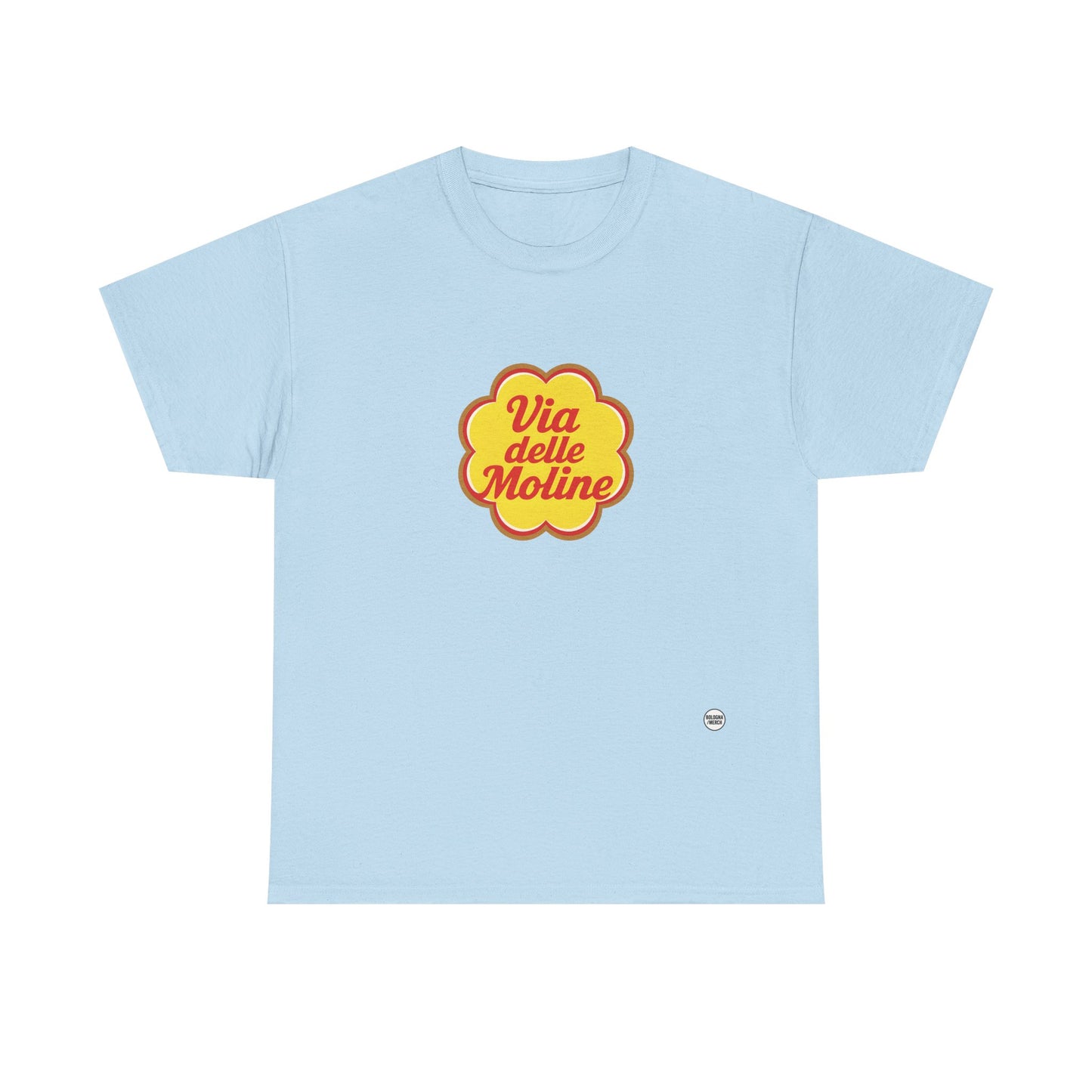 Via delle Moline Unisex Heavy Cotton Tee - Casual and Stylish Wear for Poetry Lovers