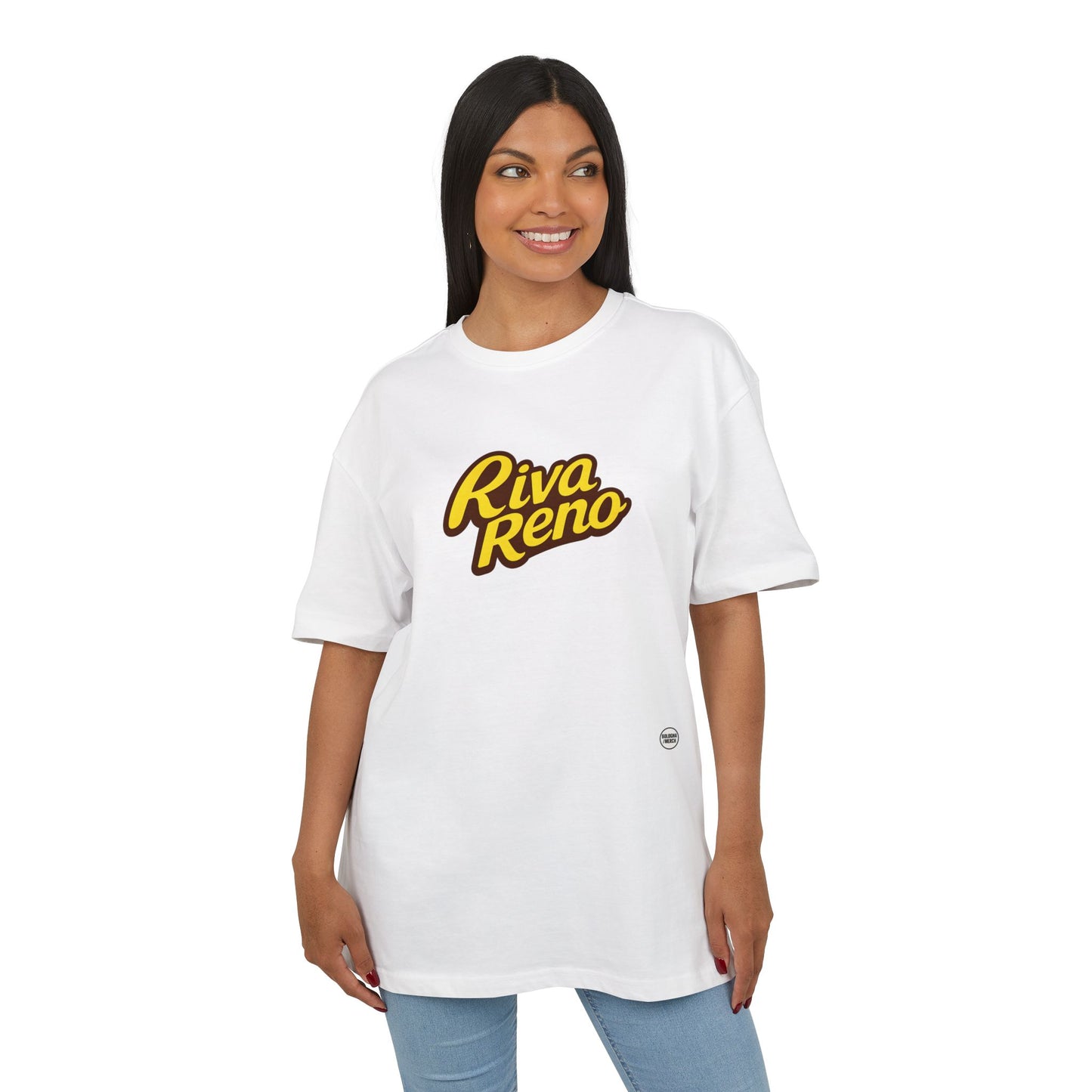 Riva Reno Oversize Tee, Casual Unisex T-Shirt for Streetwear Lovers, Comfortable Everyday Wear