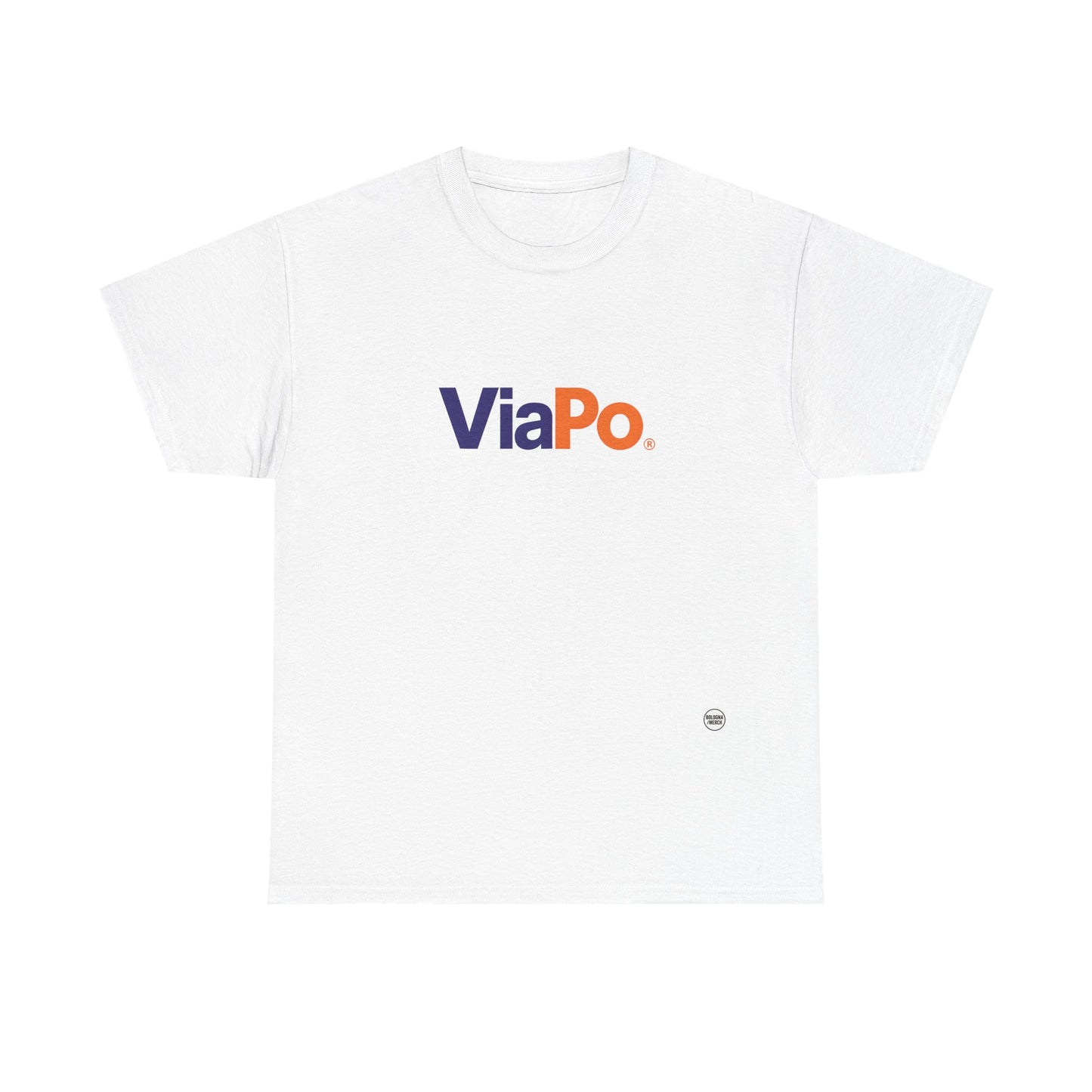 Via Po Unisex Heavy Cotton Tee - Casual Comfort for Everyday Wear