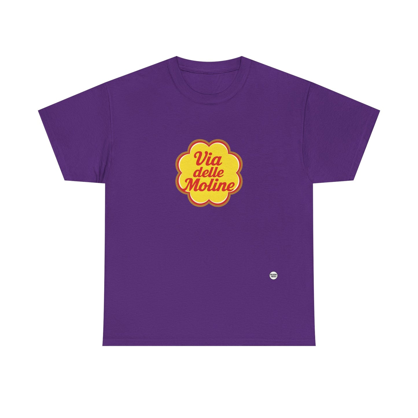 Via delle Moline Unisex Heavy Cotton Tee - Casual and Stylish Wear for Poetry Lovers