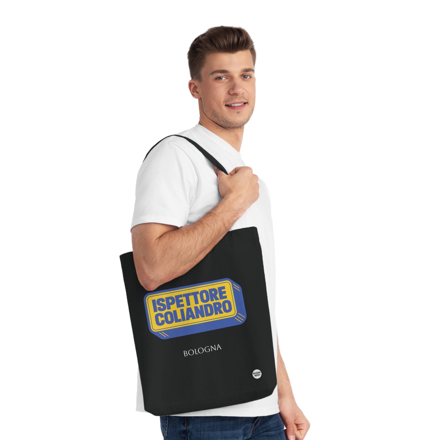 Borsa Shopper Coliandro - Divertente e Originale, Perfetta per la Spesa, la Spiaggia o come Idea Regalo