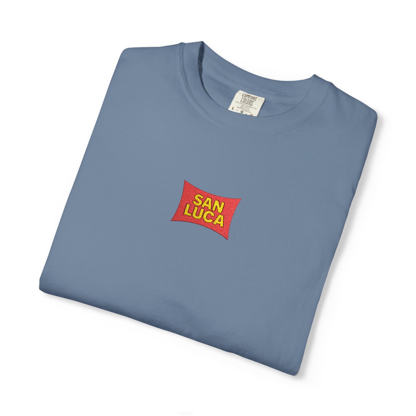 San Luca Colorful Snack-Inspired Unisex T-Shirt, Soft Casual Tee, Fun Gift for Food Lovers, Everyday Wear, Summer Vibes, Festival Attire