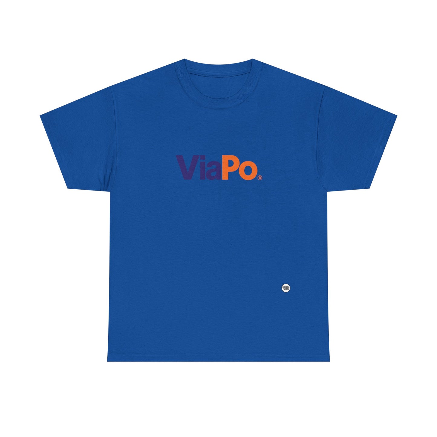 Via Po Unisex Heavy Cotton Tee - Casual Comfort for Everyday Wear