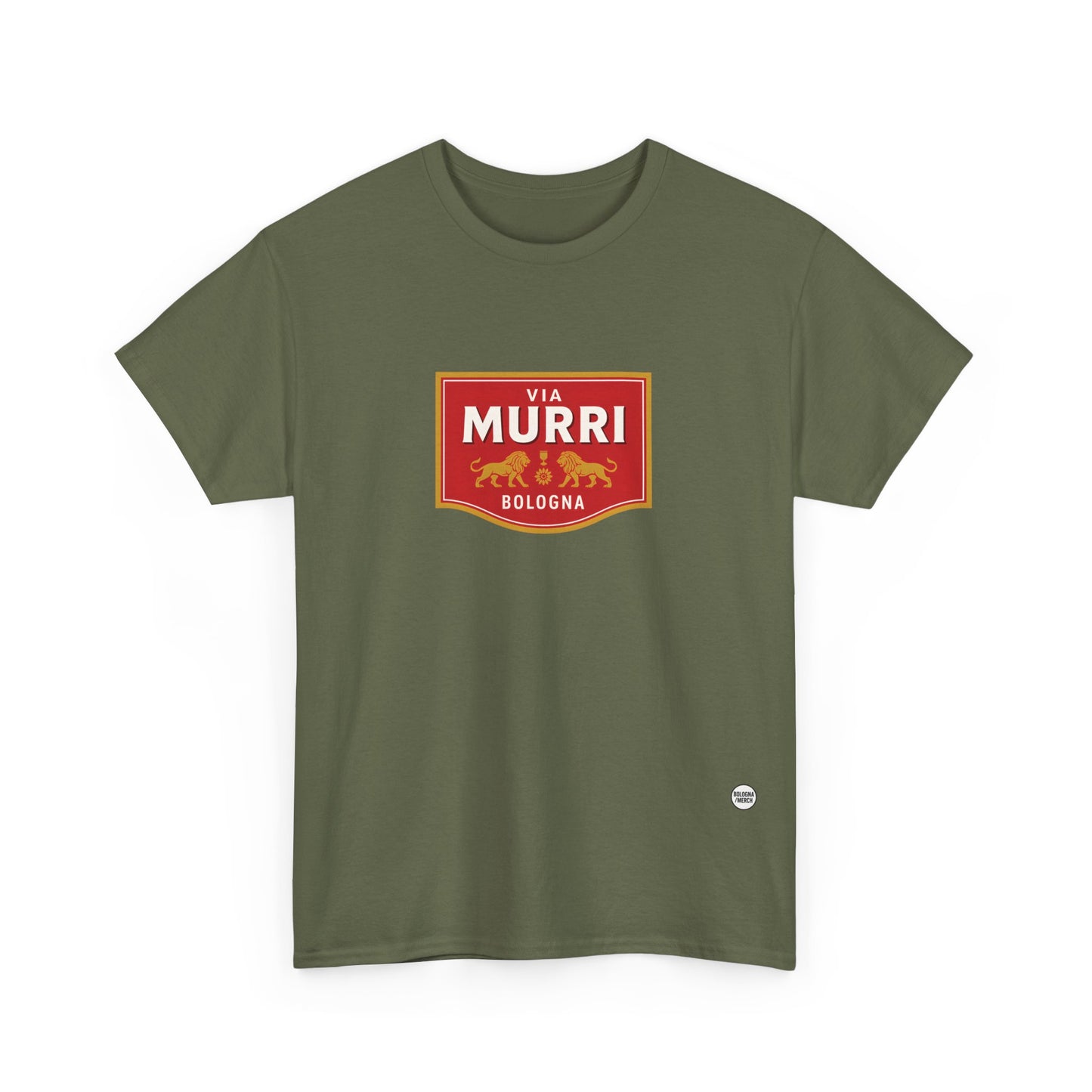 Via Murri - Bologna - Unisex Heavy Cotton Tee - Casual Comfort for Everyday Wear