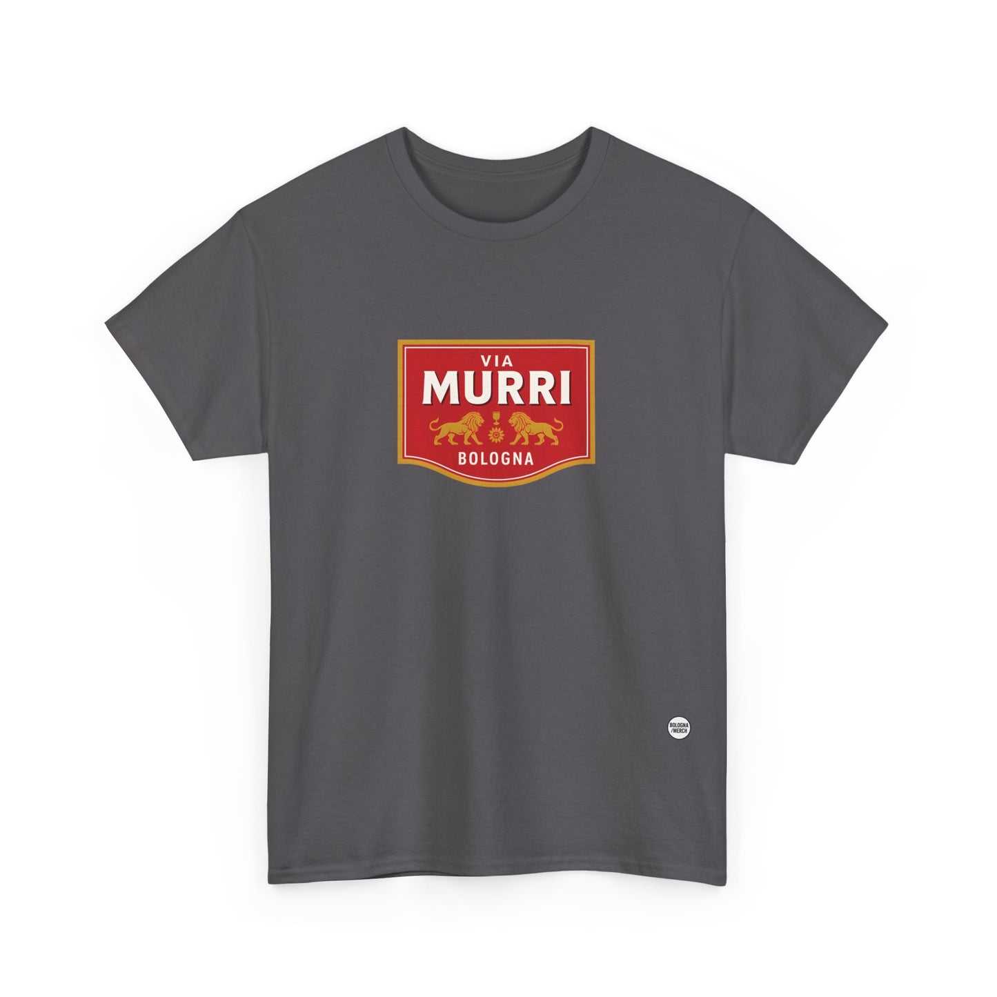 Via Murri - Bologna - Unisex Heavy Cotton Tee - Casual Comfort for Everyday Wear