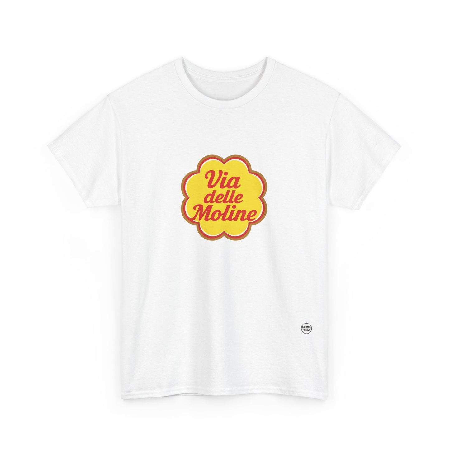 Via delle Moline Unisex Heavy Cotton Tee - Casual and Stylish Wear for Poetry Lovers