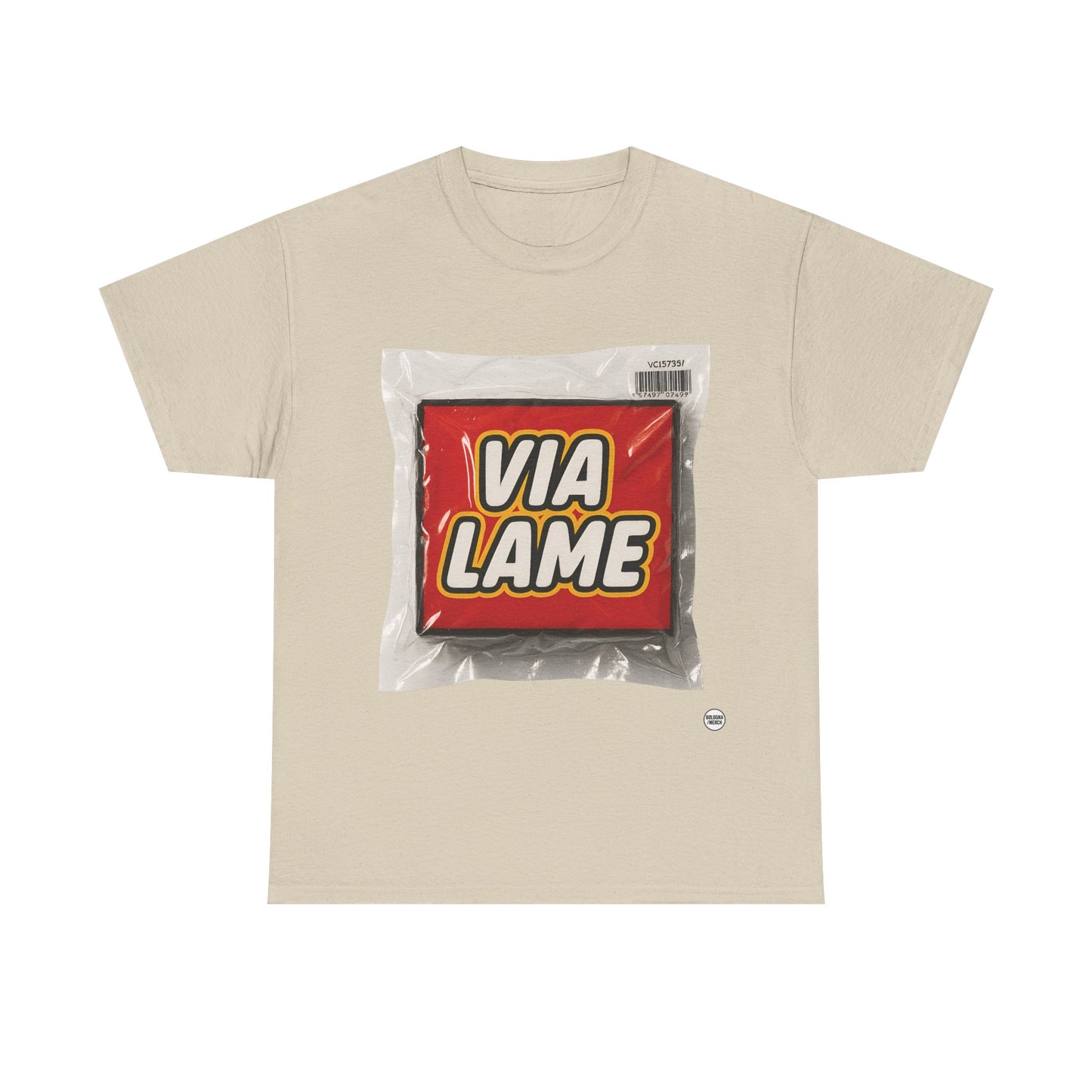 T-shirt Unisex in Cotone Pesante “VIA LAME”