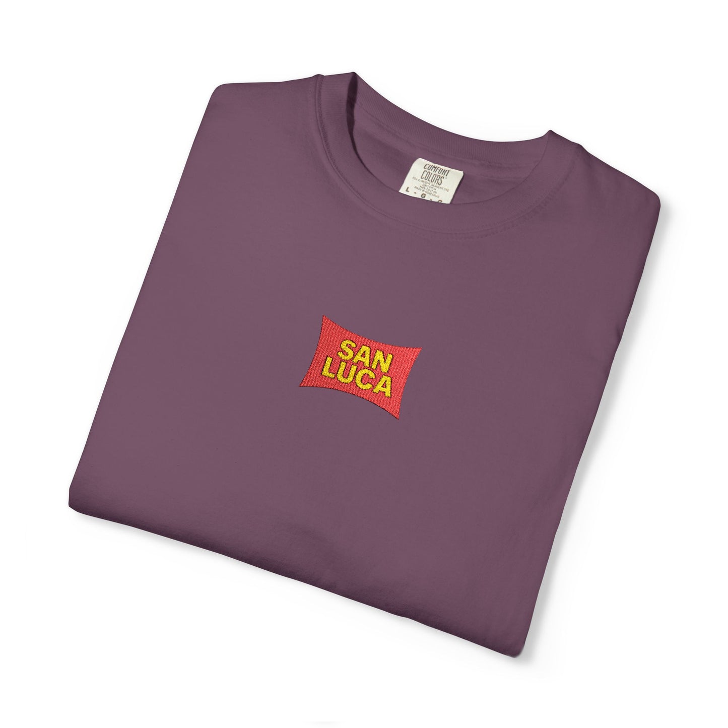 San Luca Colorful Snack-Inspired Unisex T-Shirt, Soft Casual Tee, Fun Gift for Food Lovers, Everyday Wear, Summer Vibes, Festival Attire