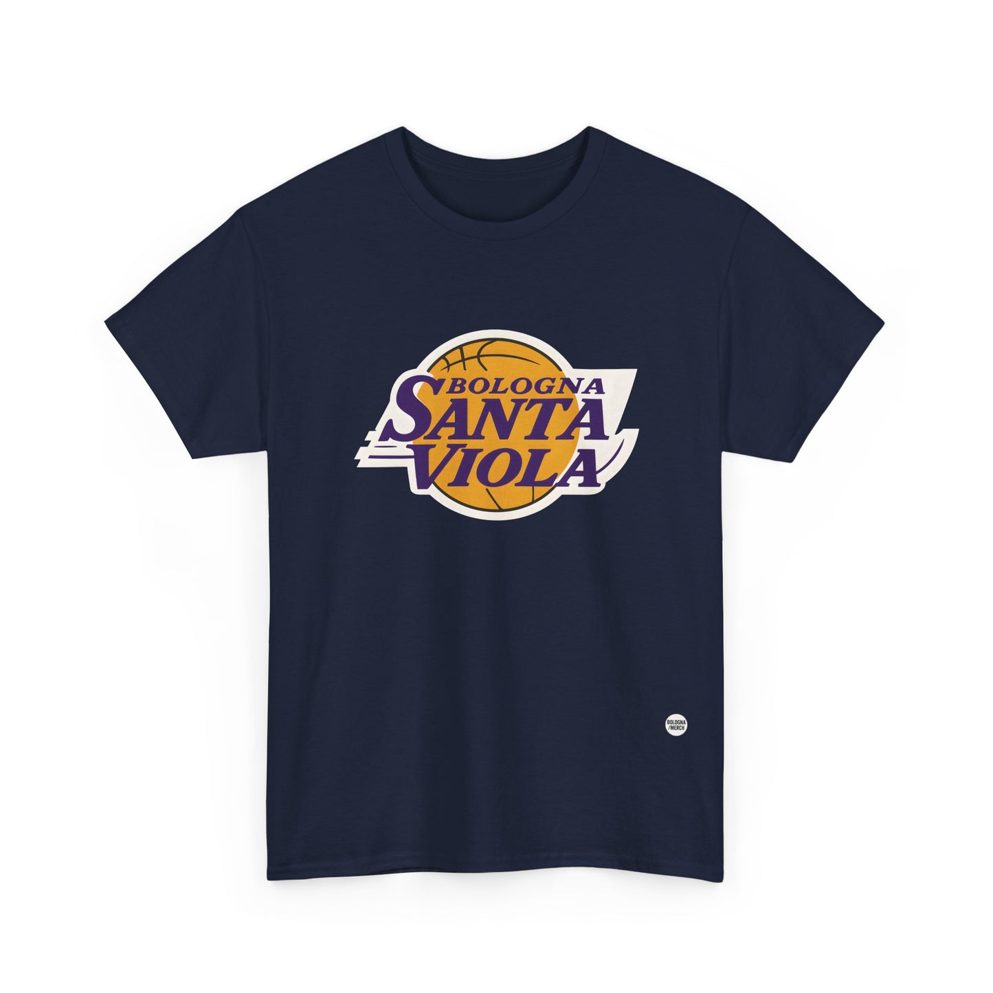 T-shirt Unisex Cotone Pesante "Santa Viola" Bologna – Maglietta Casual Comoda per Tutti i Giorni