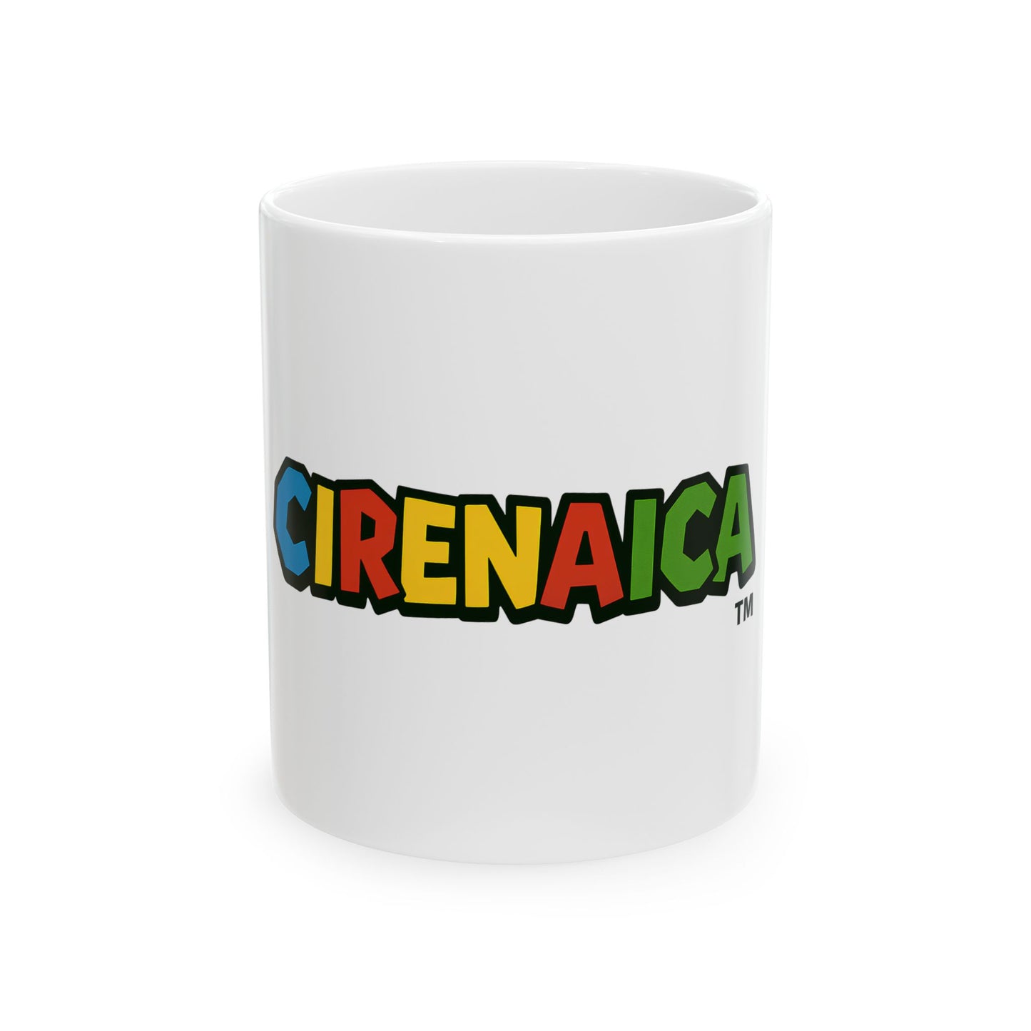 Colorful Cirenaica Ceramic Mug - Fun & Functional Coffee Cup (11oz, 15oz)