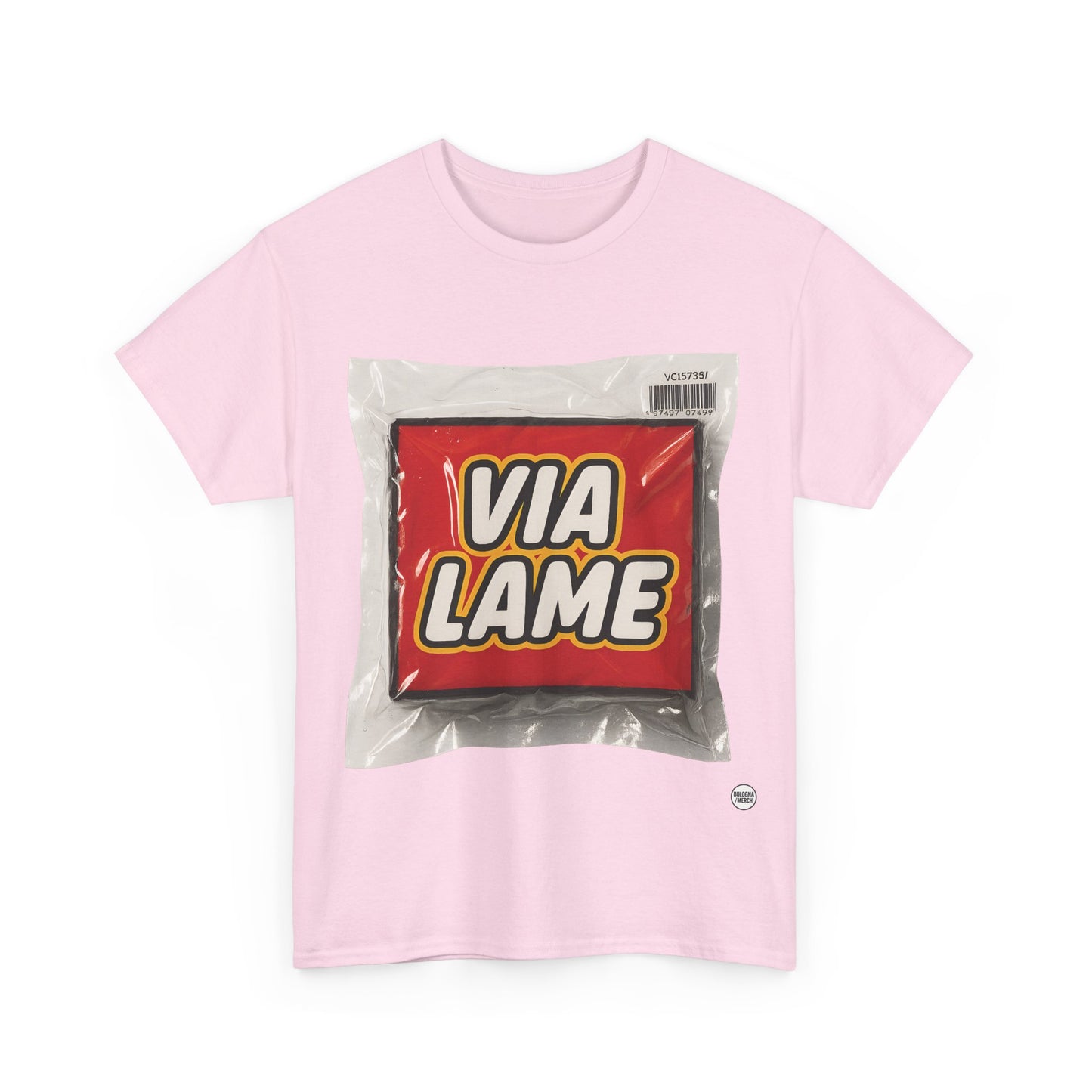 T-shirt Unisex in Cotone Pesante “VIA LAME”