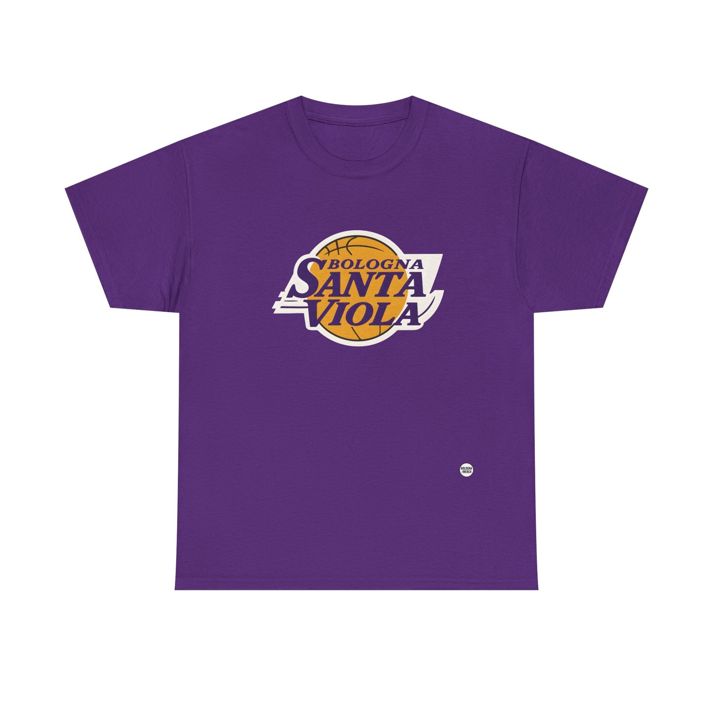 T-shirt Unisex Cotone Pesante "Santa Viola" Bologna – Maglietta Casual Comoda per Tutti i Giorni