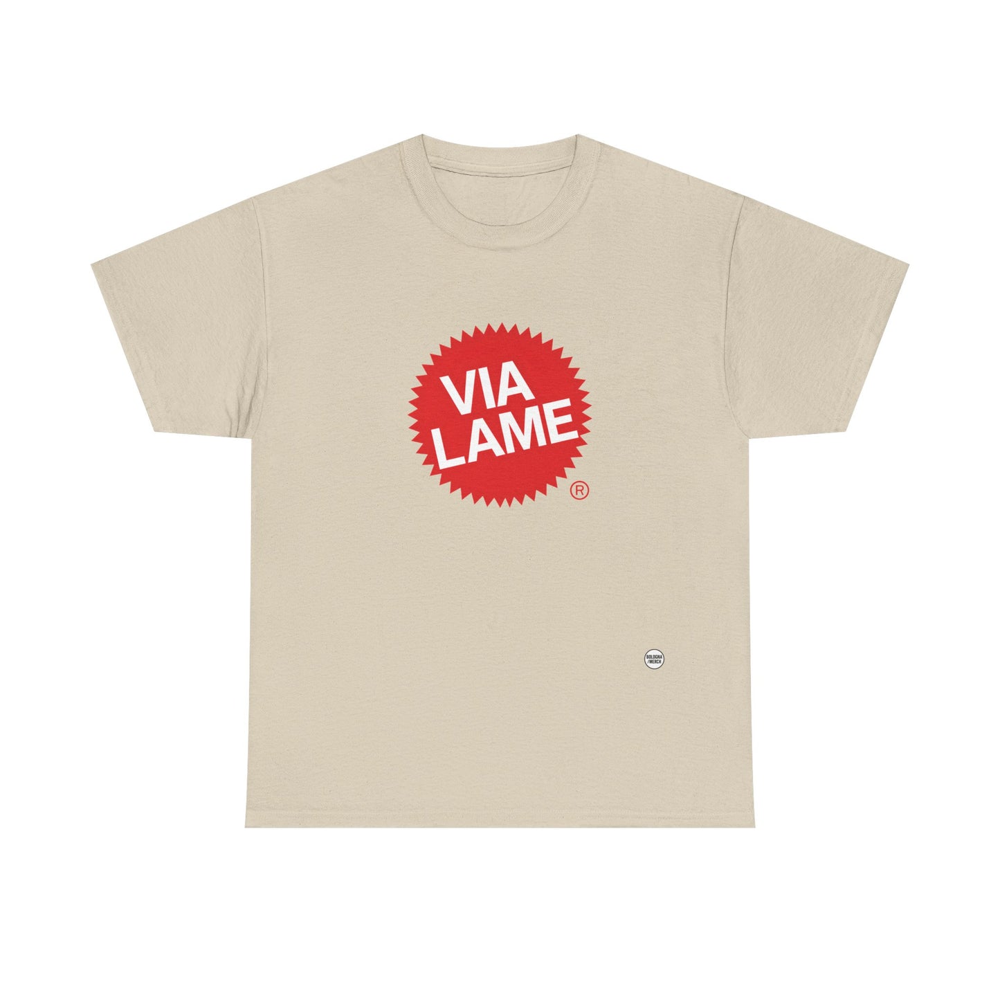 Via Lame - Bologna - Unisex Heavy Cotton Tee - Casual Comfort for Everyday Wear