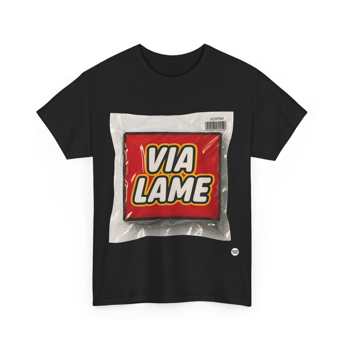 T-shirt Unisex in Cotone Pesante “VIA LAME”