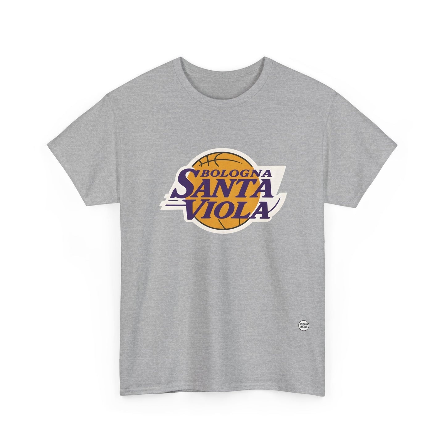 T-shirt Unisex Cotone Pesante "Santa Viola" Bologna – Maglietta Casual Comoda per Tutti i Giorni