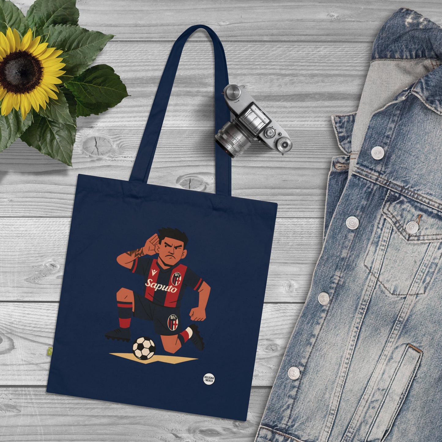 Organic Cotton Tote Bag - Santi Castro - Eco-Friendly Shopping Bag