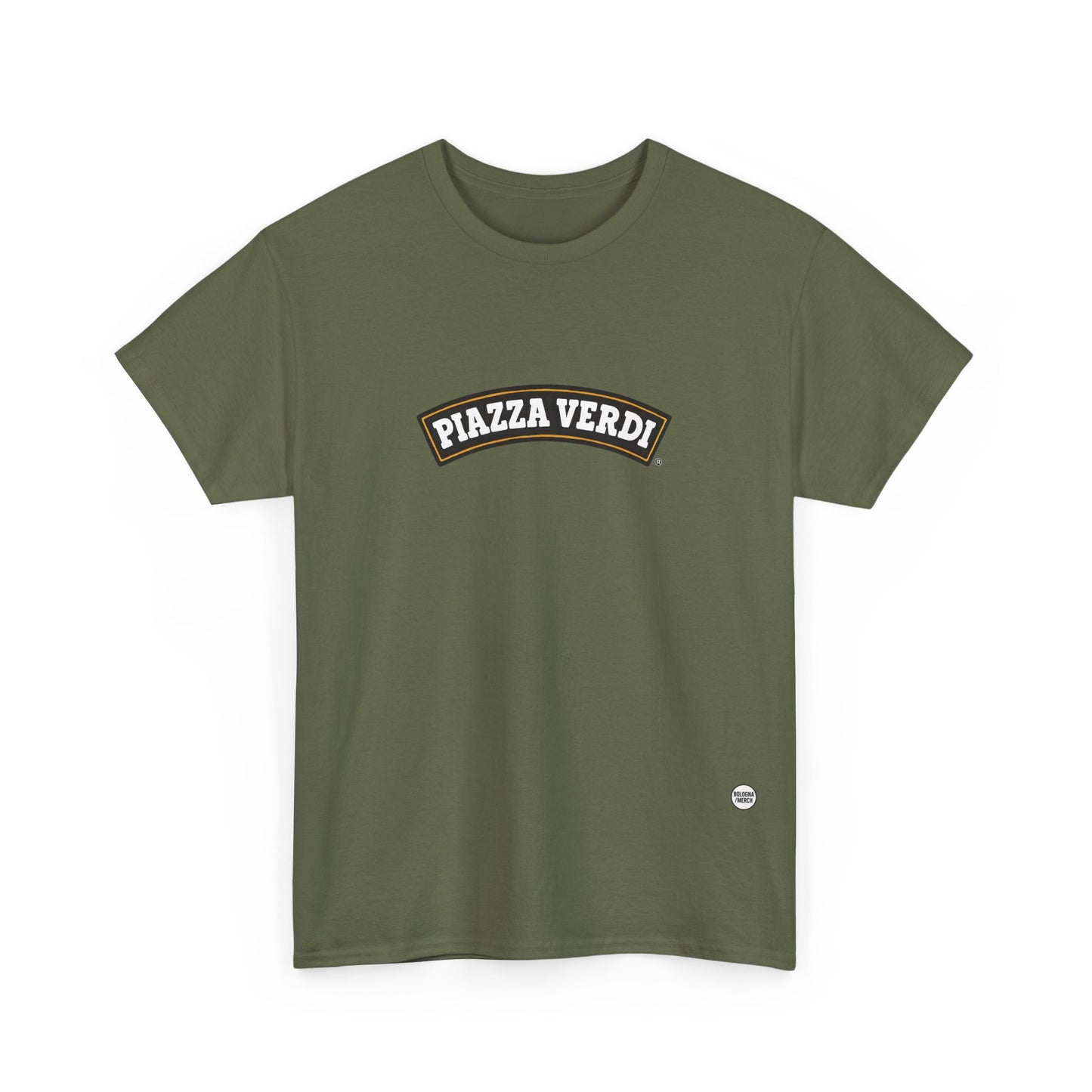 Piazza Verdi Unisex Heavy Cotton Tee - Casual Comfort for Everyday Wear