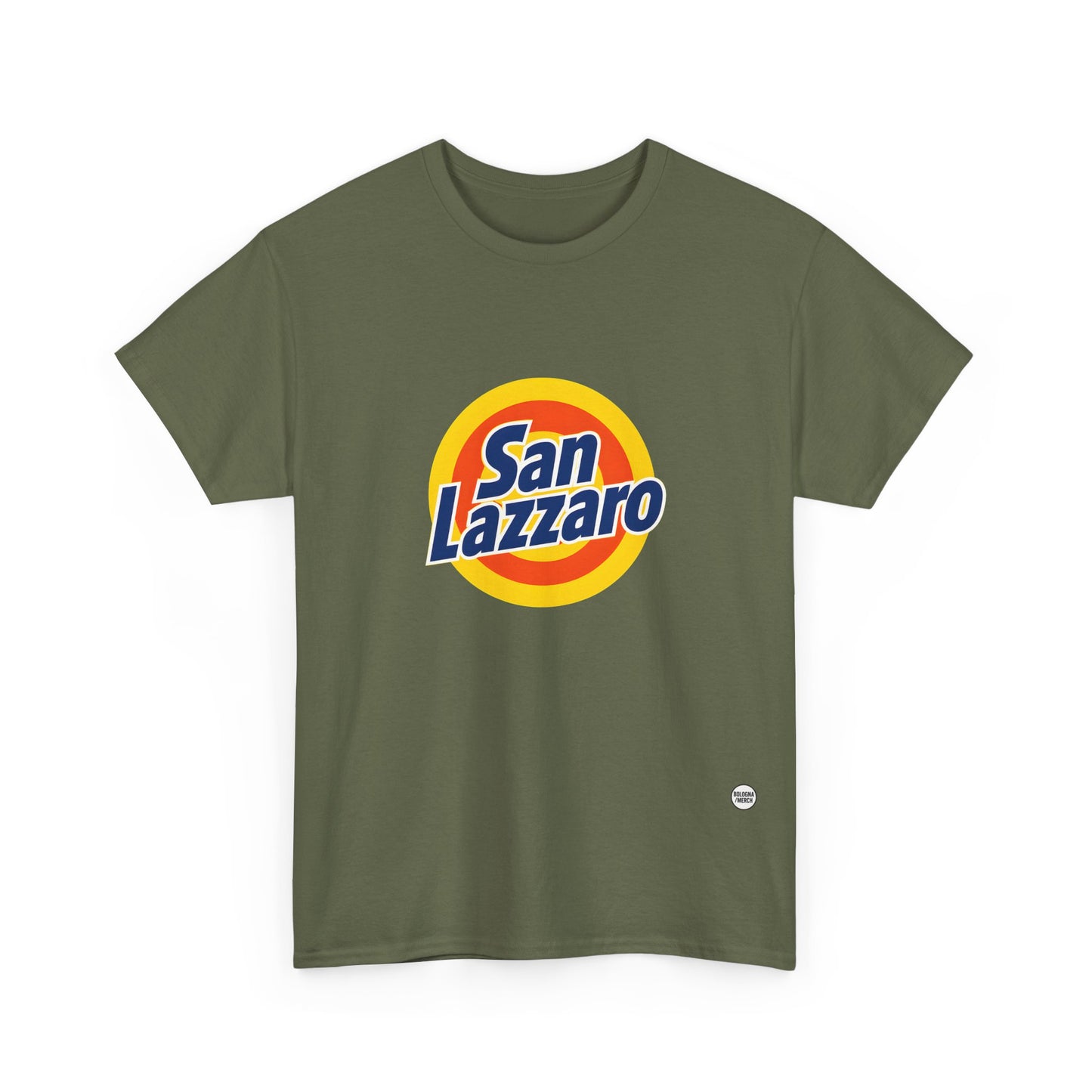 San Lazzaro Maglietta Unisex in Cotone Pesante - Abbigliamento Casual e Spiritoso