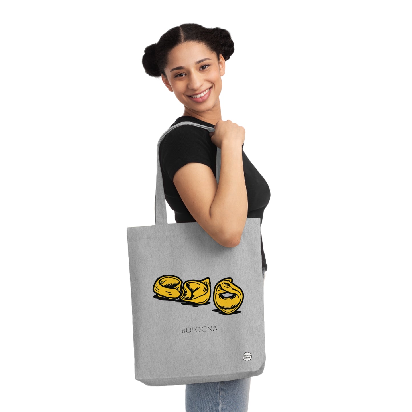Borsa Shopper Tortellini - Divertente e Originale, Perfetta per la Spesa, la Spiaggia o come Idea Regalo