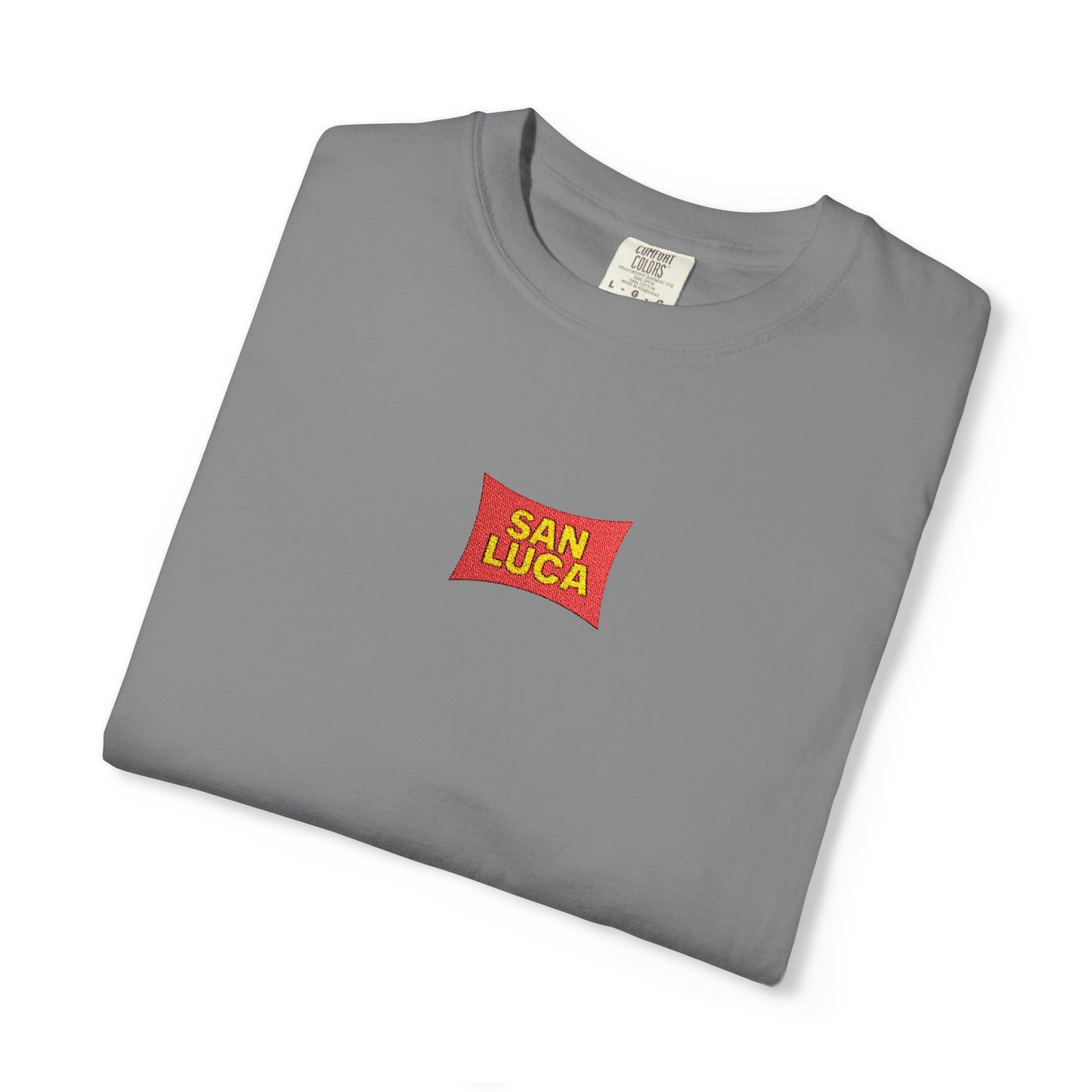 San Luca Colorful Snack-Inspired Unisex T-Shirt, Soft Casual Tee, Fun Gift for Food Lovers, Everyday Wear, Summer Vibes, Festival Attire