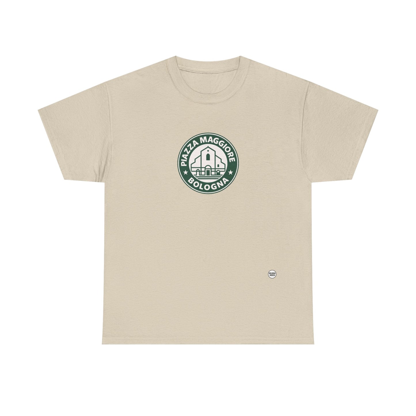 T-shirt Street Style “Piazza Maggiore Bologna” – Cotone Pesante, Look Urban e Comfort Quotidiano