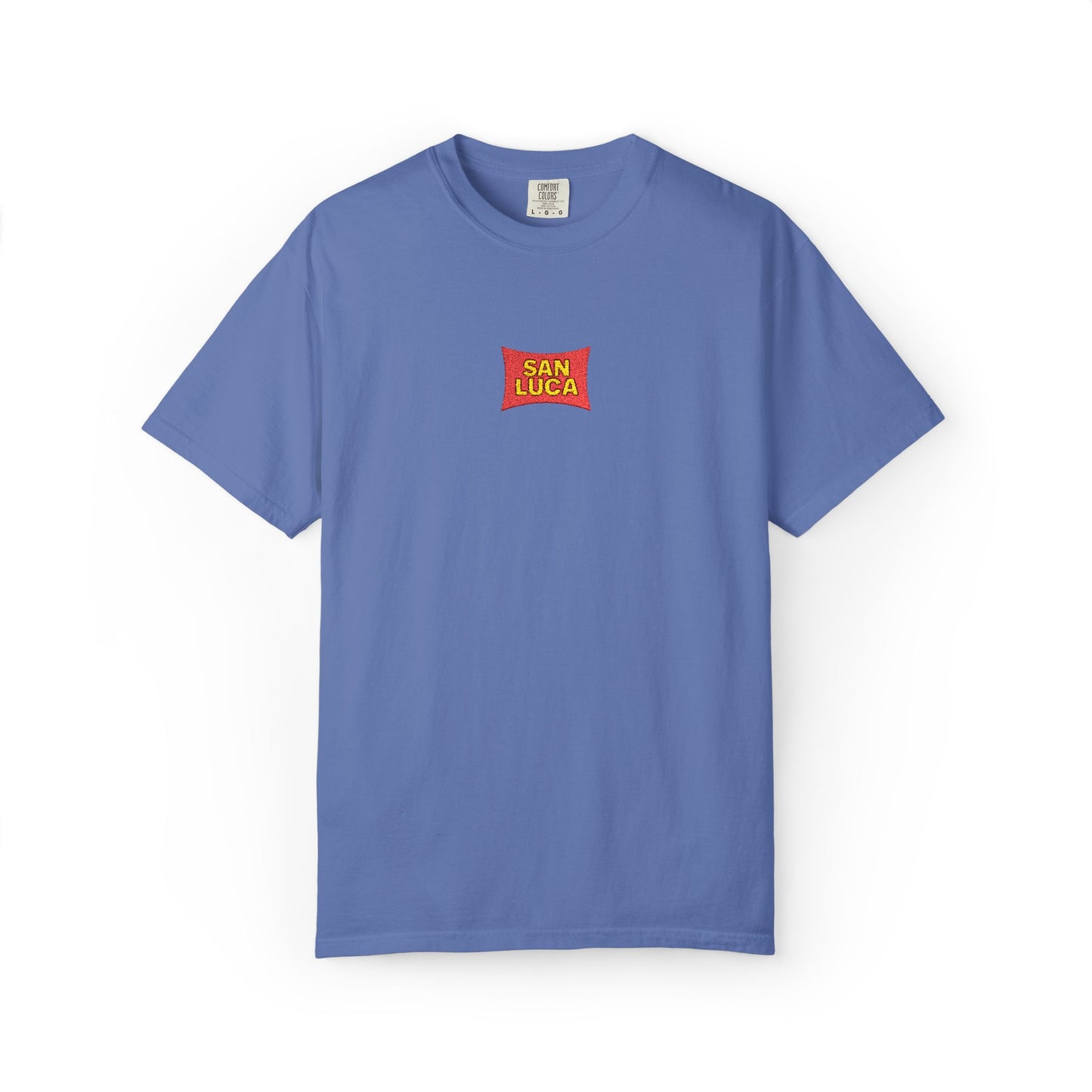 San Luca Colorful Snack-Inspired Unisex T-Shirt, Soft Casual Tee, Fun Gift for Food Lovers, Everyday Wear, Summer Vibes, Festival Attire