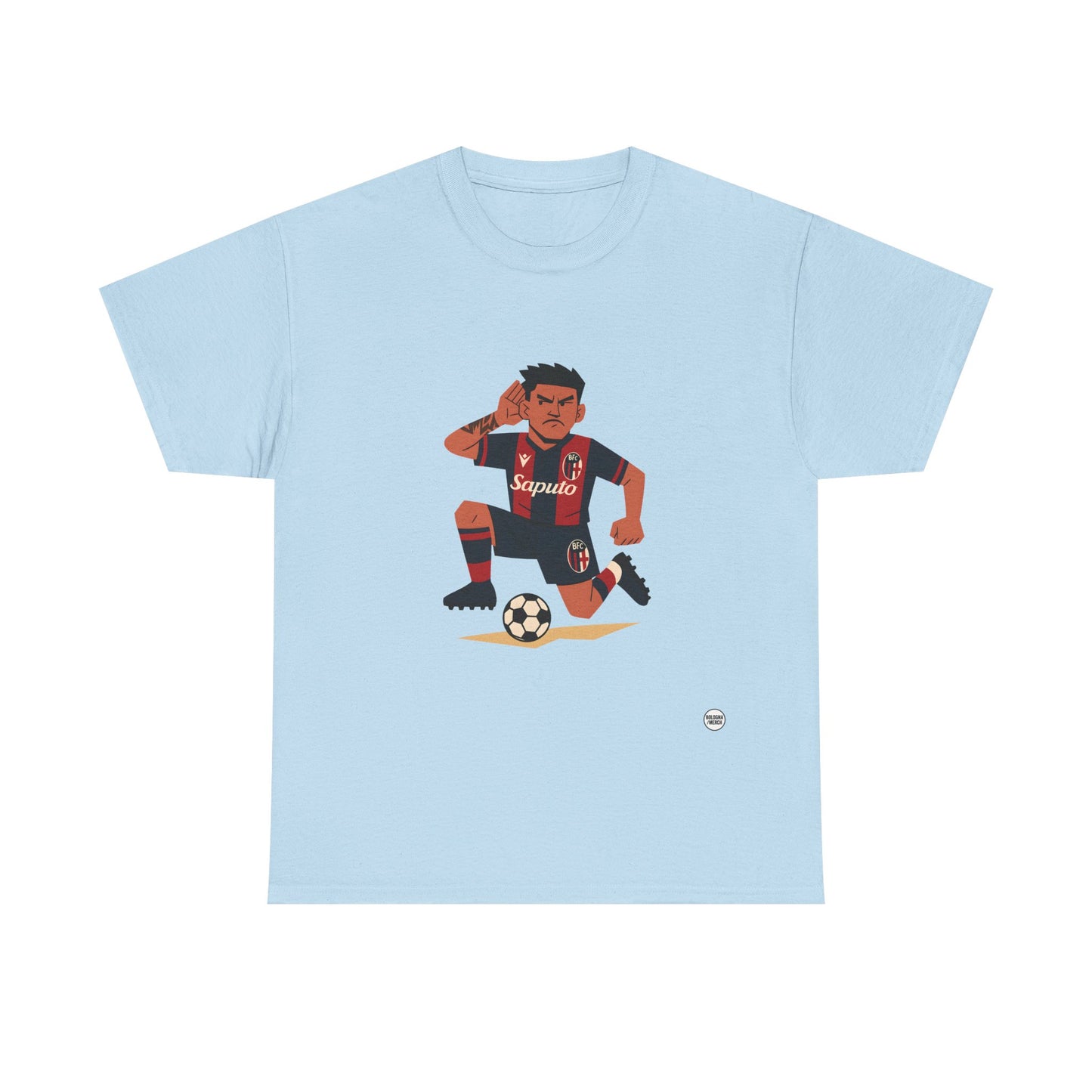 Santi Castro Maglietta Unisex in Cotone Pesante - Abbigliamento Casual e Stiloso per i Tifosi del Bologna FC