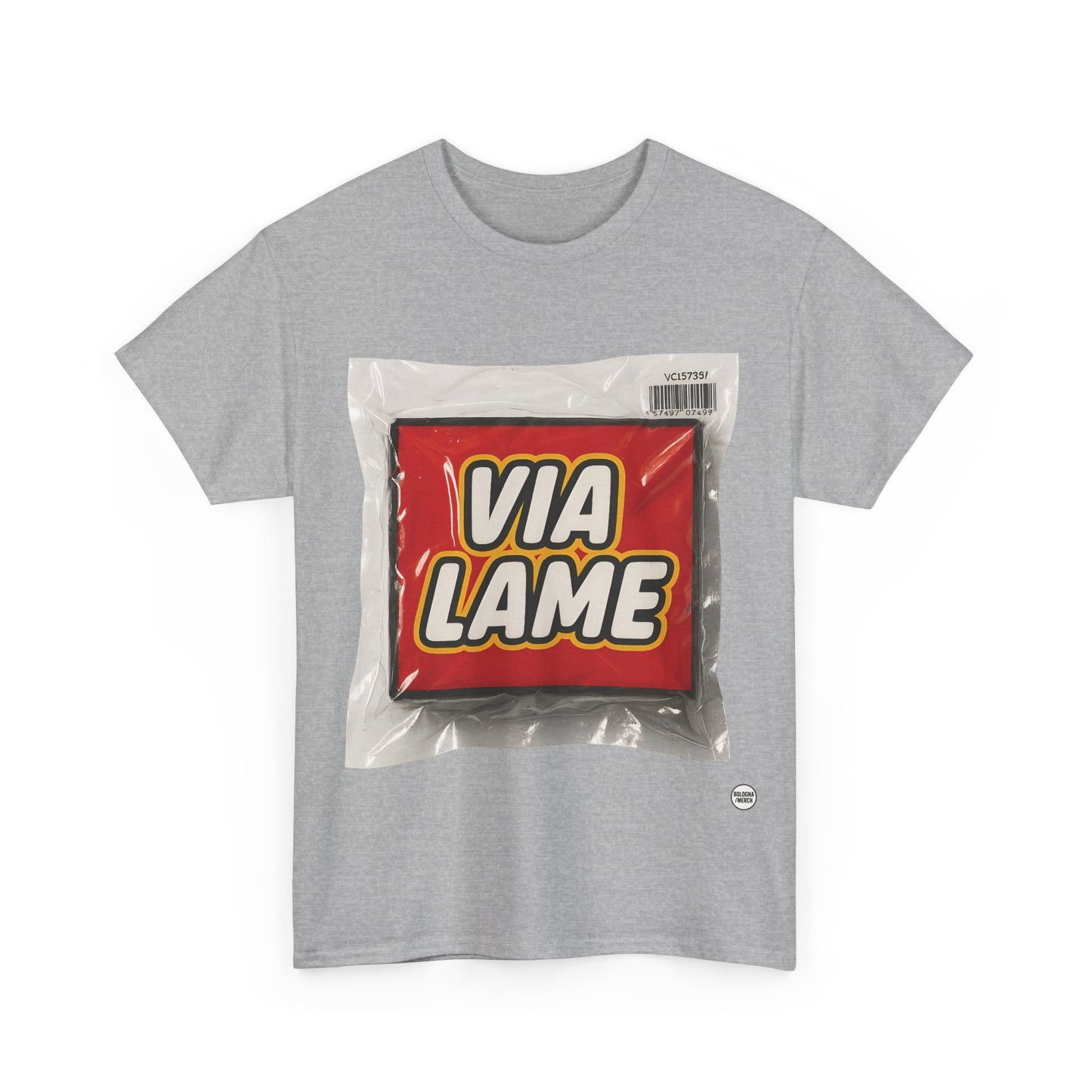T-shirt Unisex in Cotone Pesante “VIA LAME”