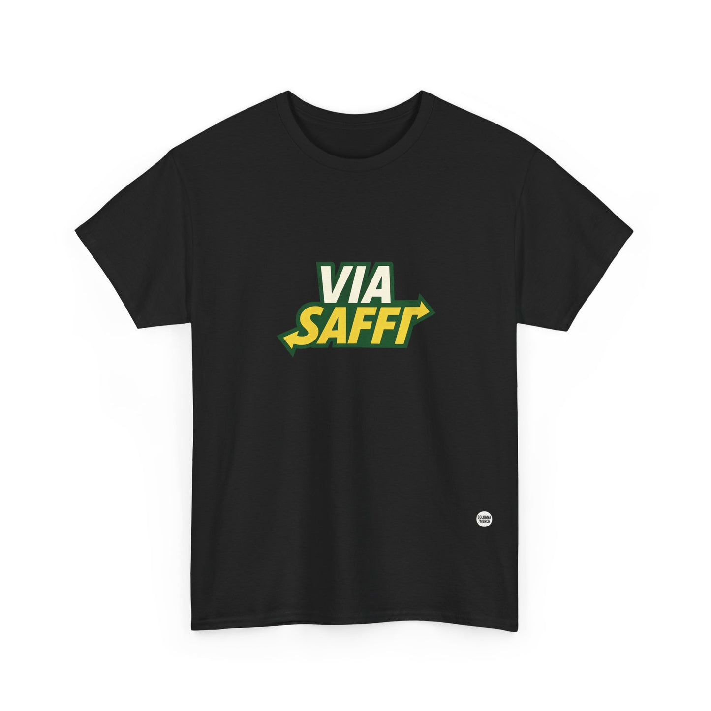 Via Saffi Unisex Heavy Cotton Tee - Casual Comfort for Everyday Wear