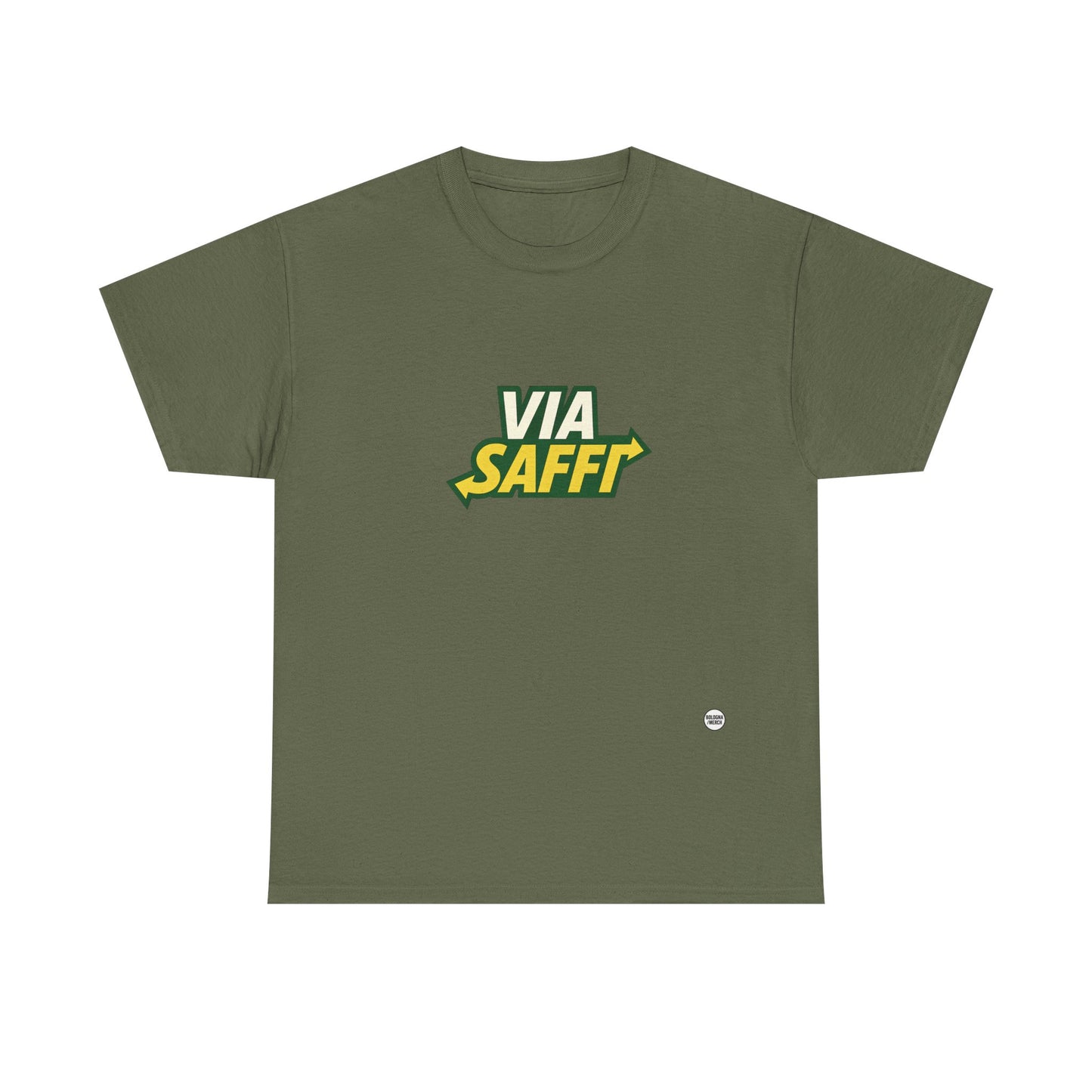 Via Saffi Unisex Heavy Cotton Tee - Casual Comfort for Everyday Wear