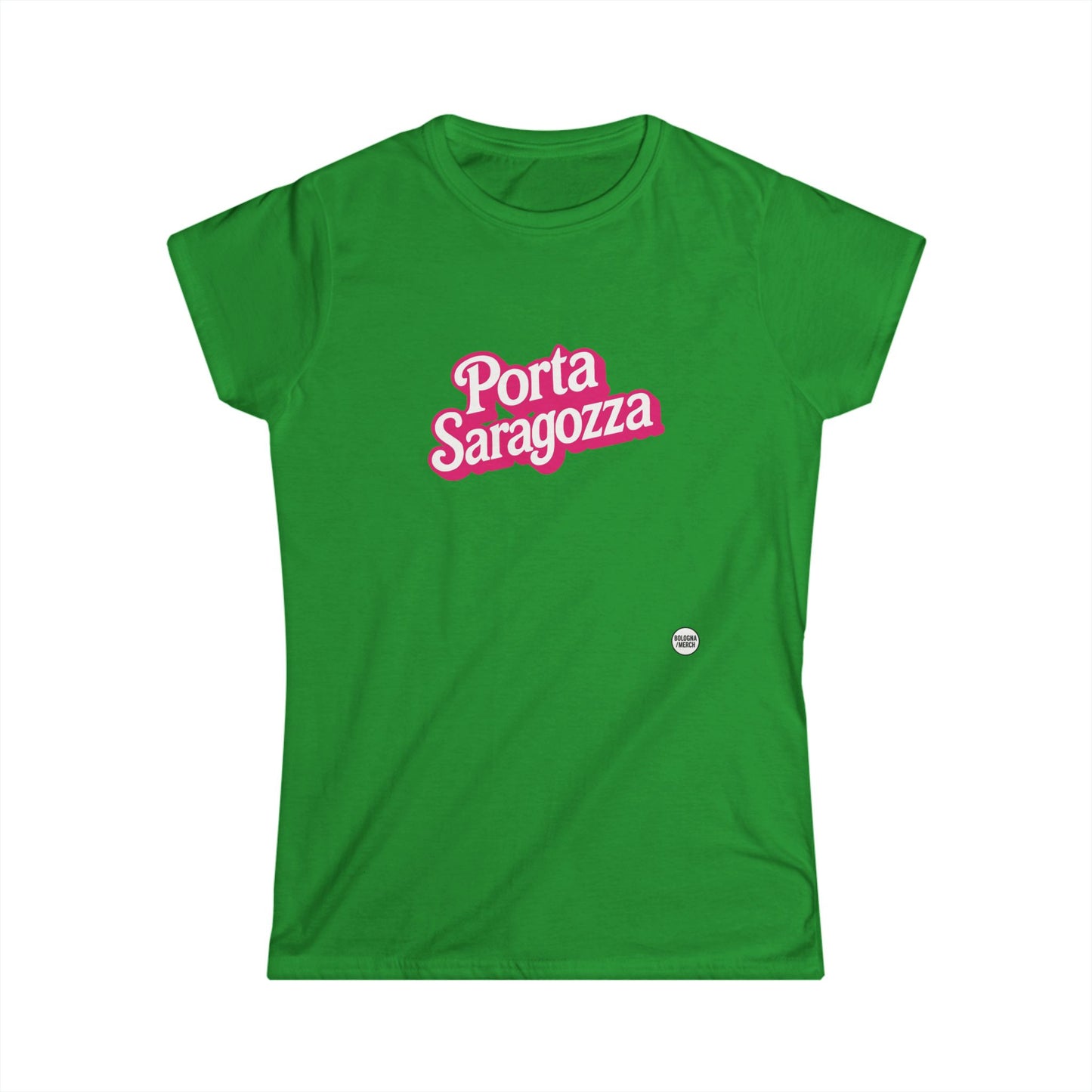 Porta Saragozza Women's Softstyle Tee - Trendy Graphic T-Shirt for Casual Wear