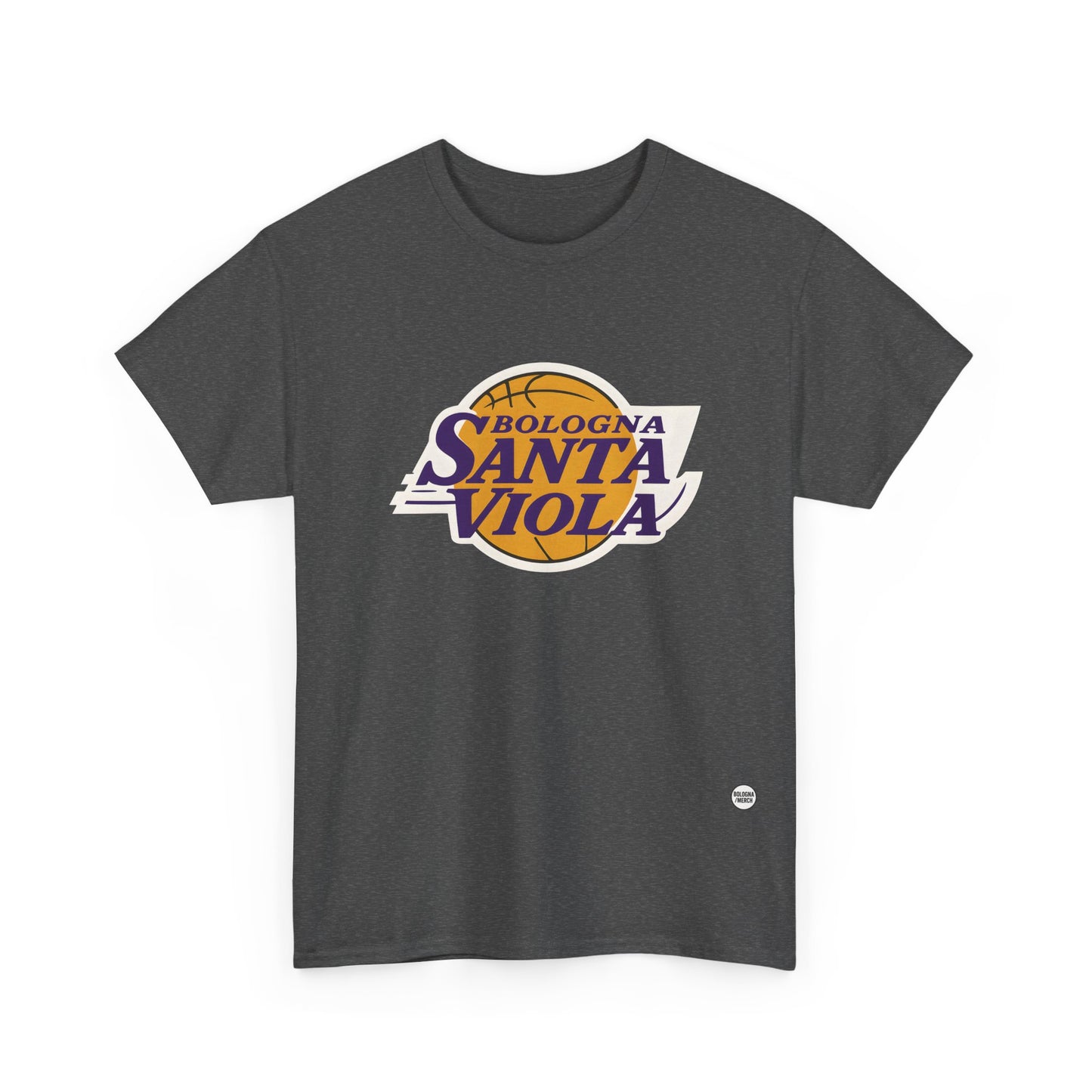 T-shirt Unisex Cotone Pesante "Santa Viola" Bologna – Maglietta Casual Comoda per Tutti i Giorni