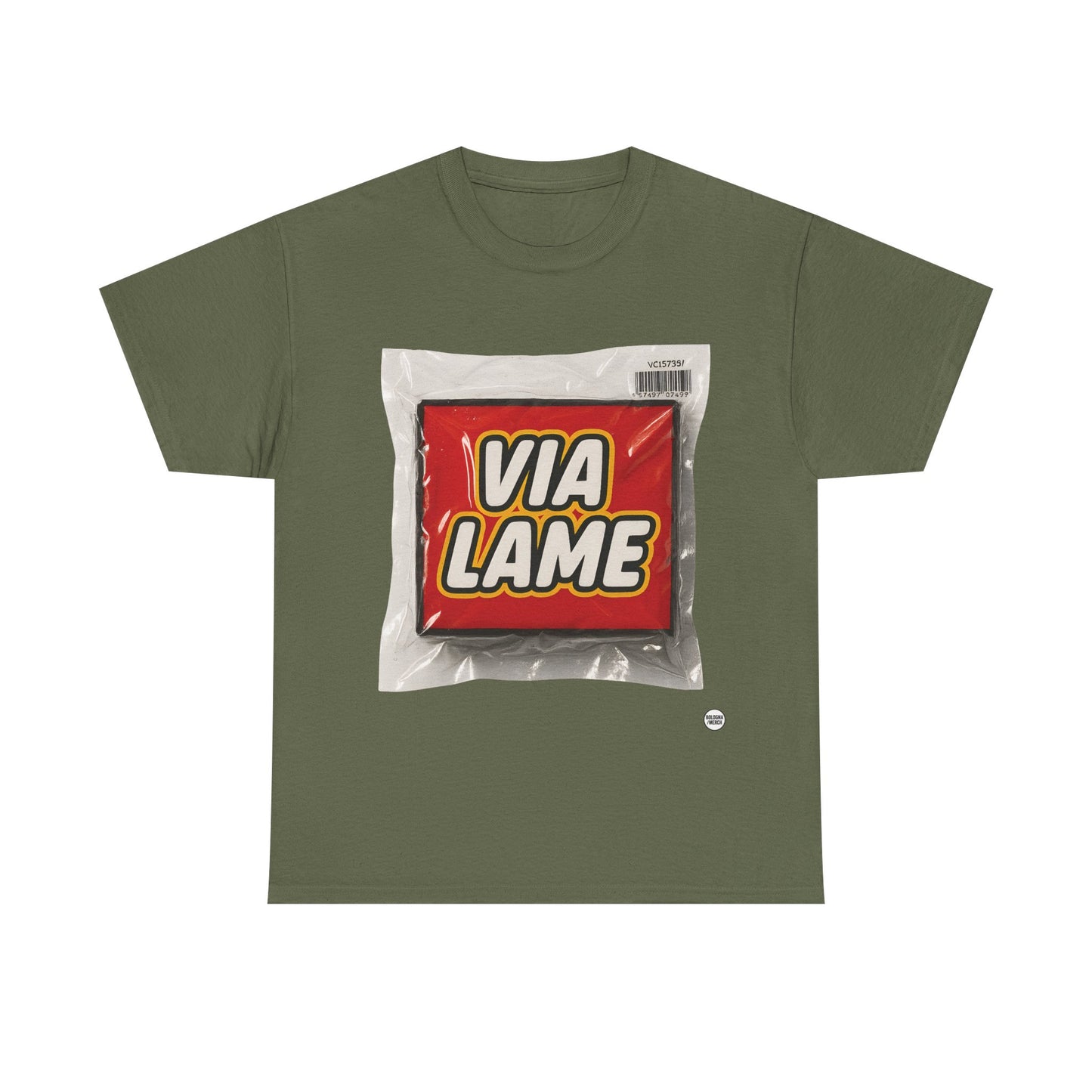 T-shirt Unisex in Cotone Pesante “VIA LAME”